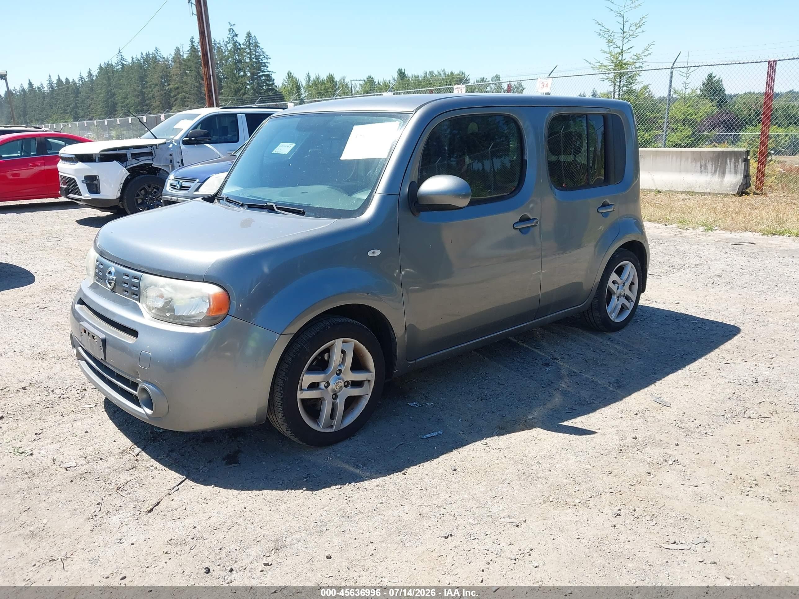 2009 Nissan Cube 1.8sl Gray vin: JN8AZ28R69T119163