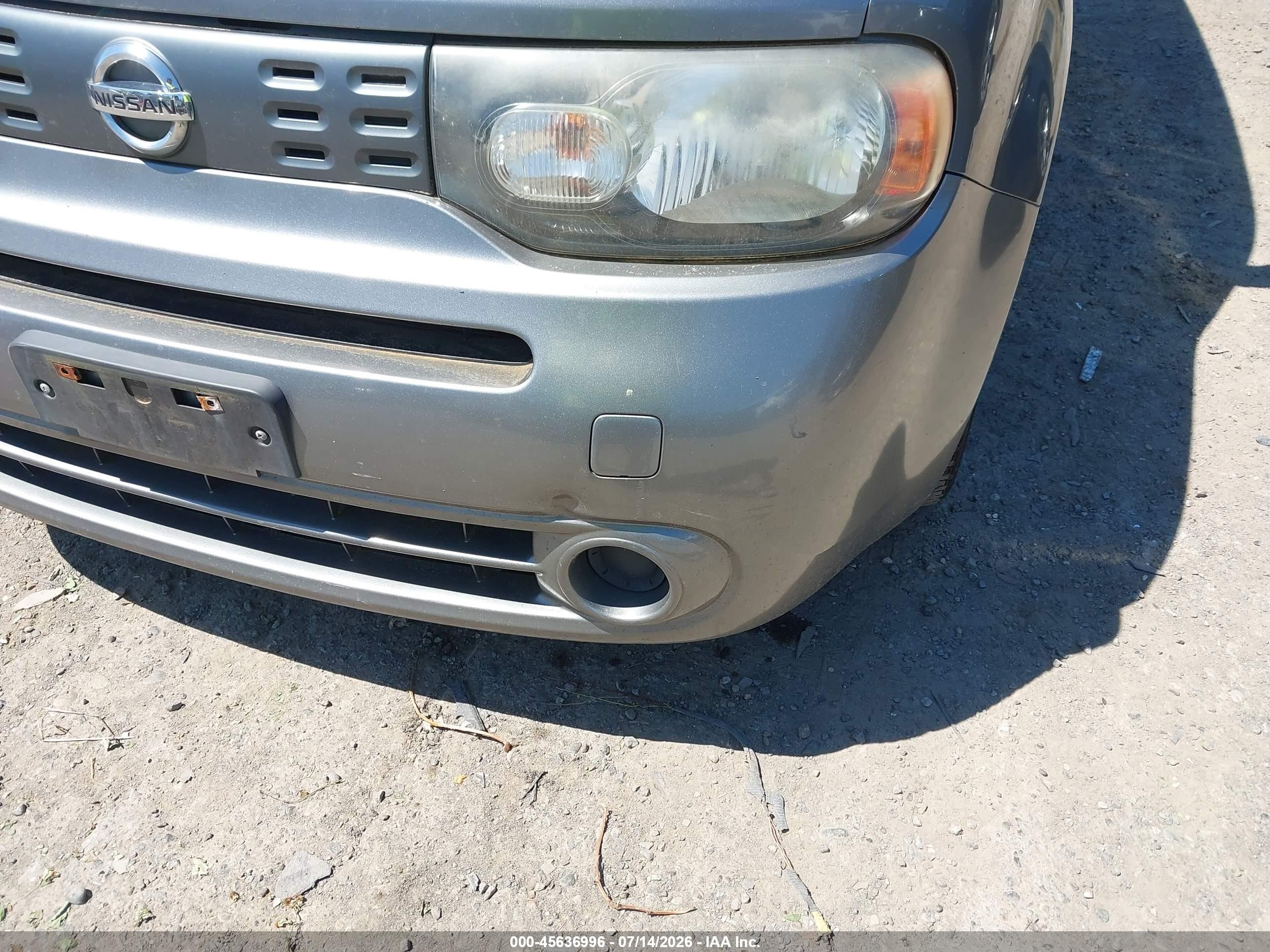 2009 Nissan Cube 1.8sl Gray vin: JN8AZ28R69T119163