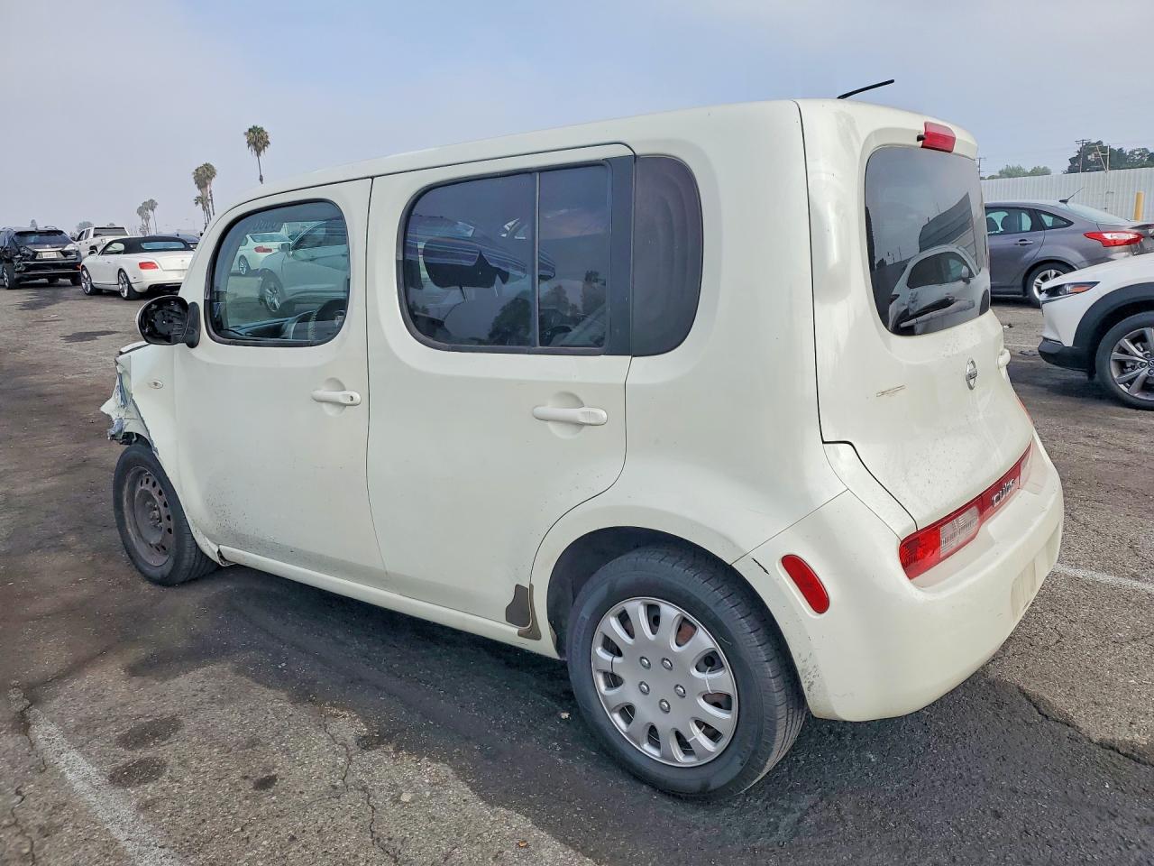 2009 Nissan Cube 1.8 White vin: JN8AZ28R69T127697