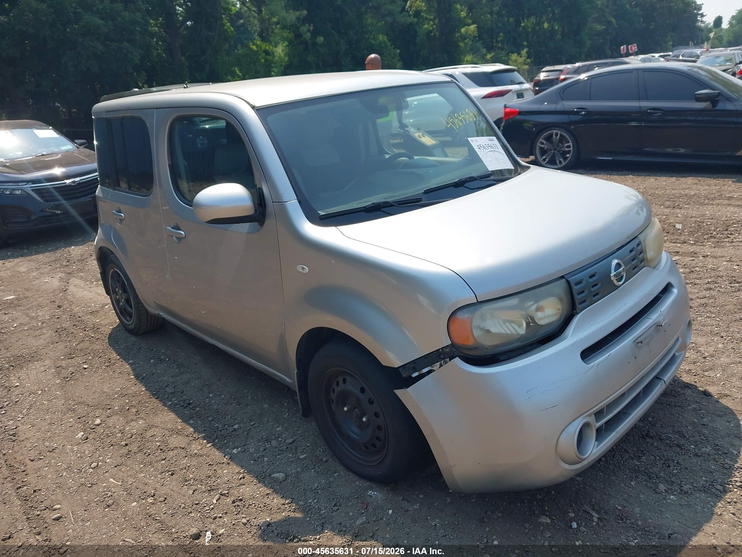 2009 Nissan Cube 1.8s Серебряный vin: JN8AZ28R79T110648