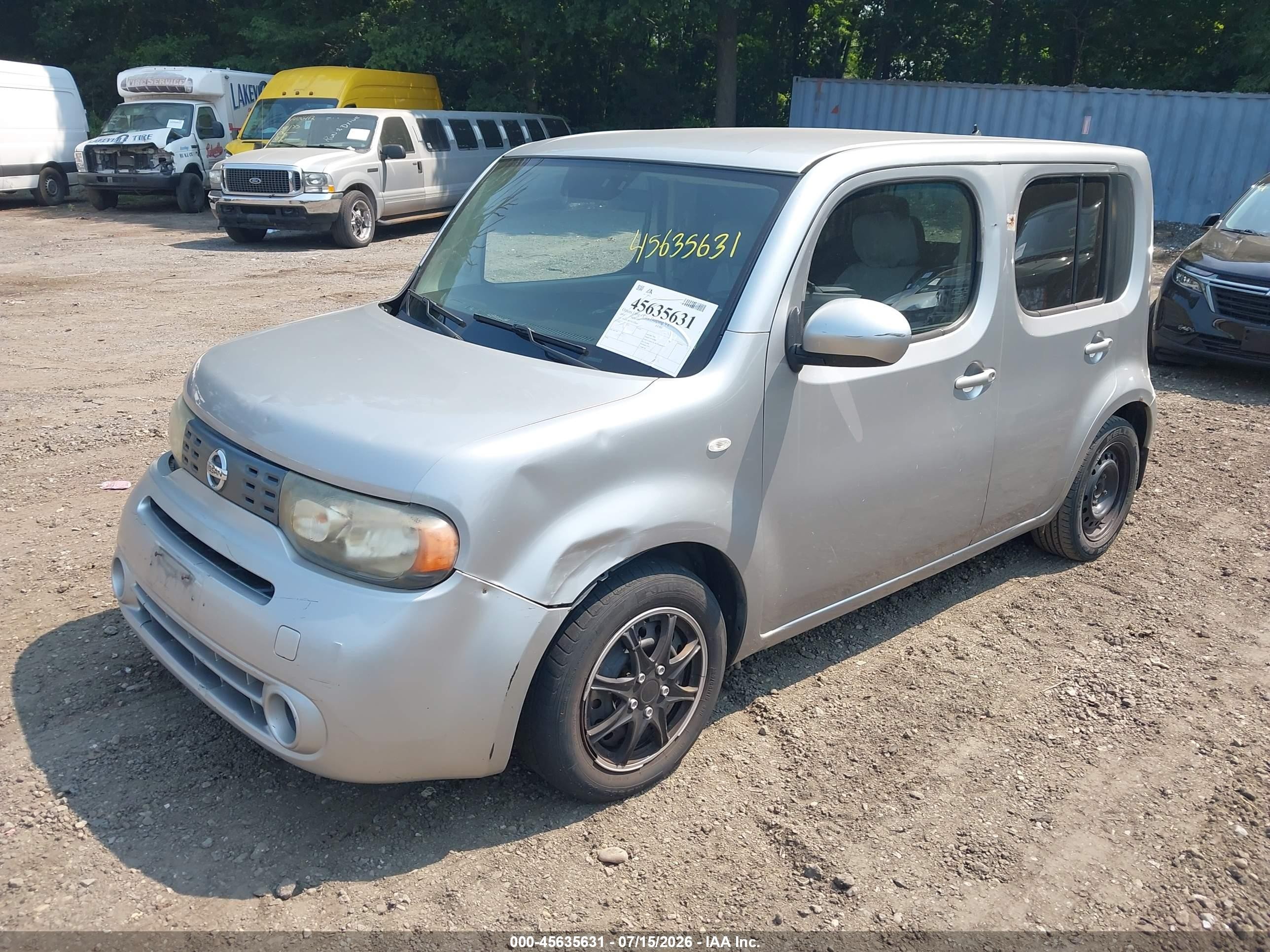 2009 Nissan Cube 1.8s Silver vin: JN8AZ28R79T110648