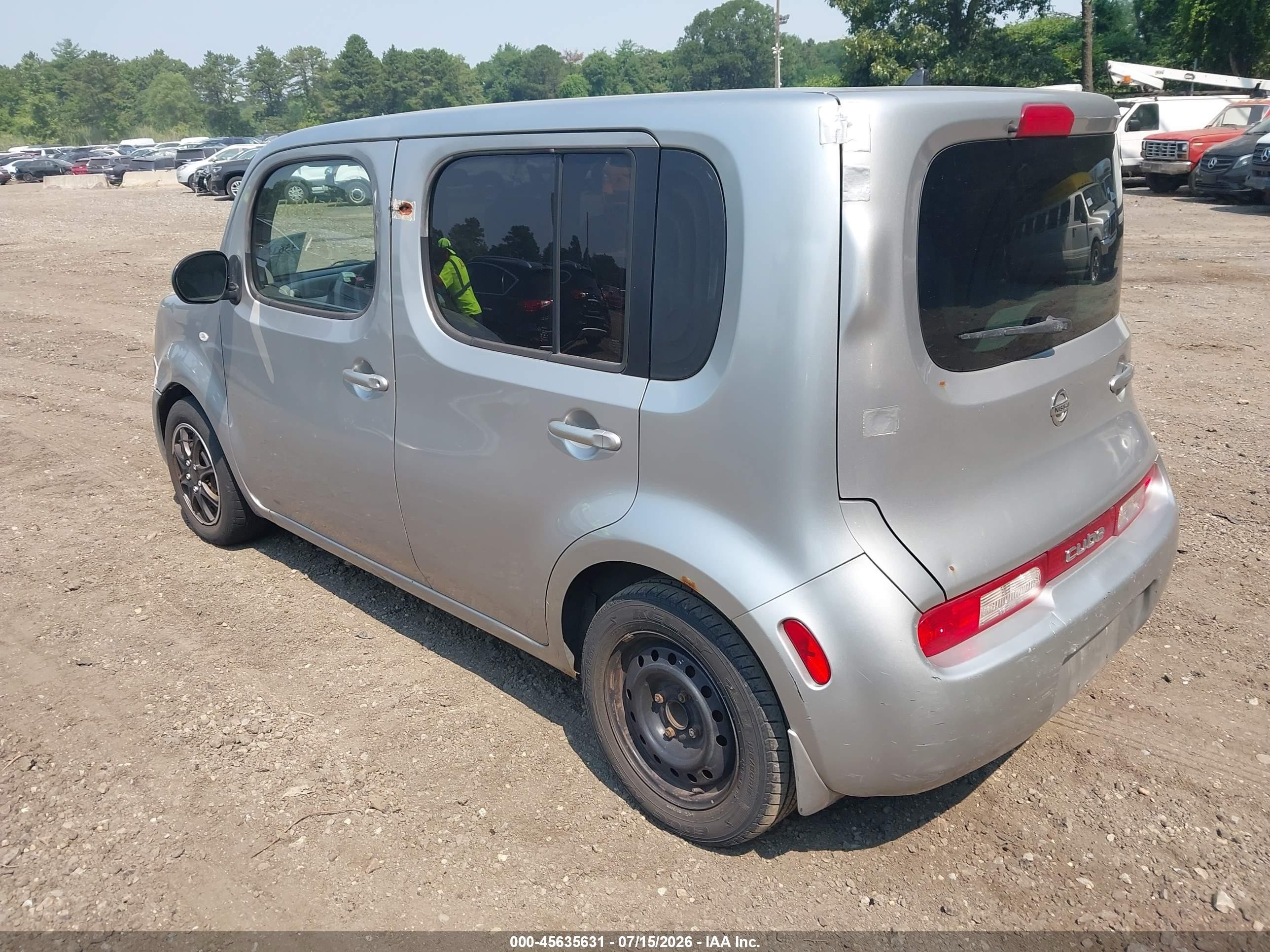 2009 Nissan Cube 1.8s Silver vin: JN8AZ28R79T110648