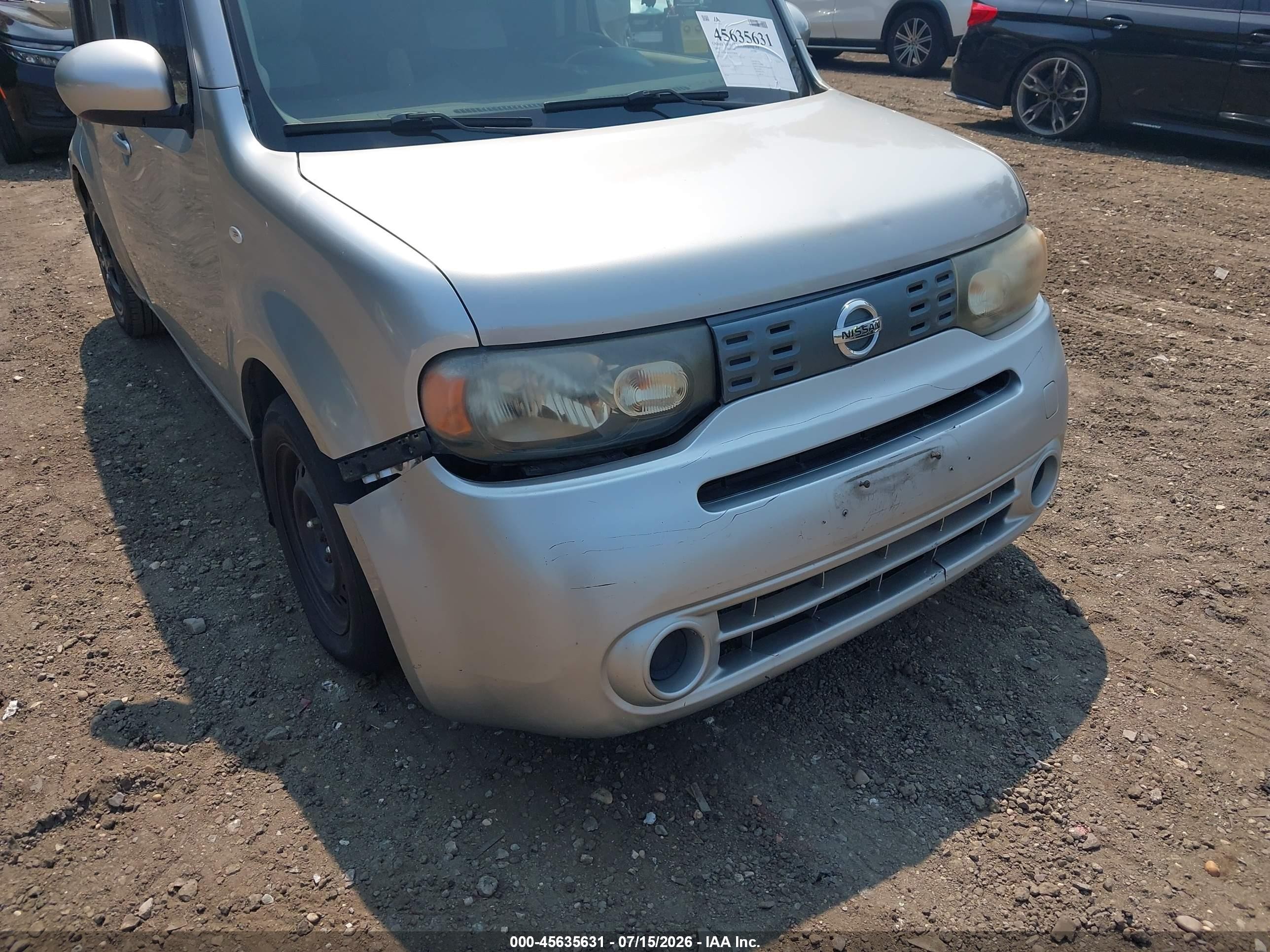 2009 Nissan Cube 1.8s Silver vin: JN8AZ28R79T110648