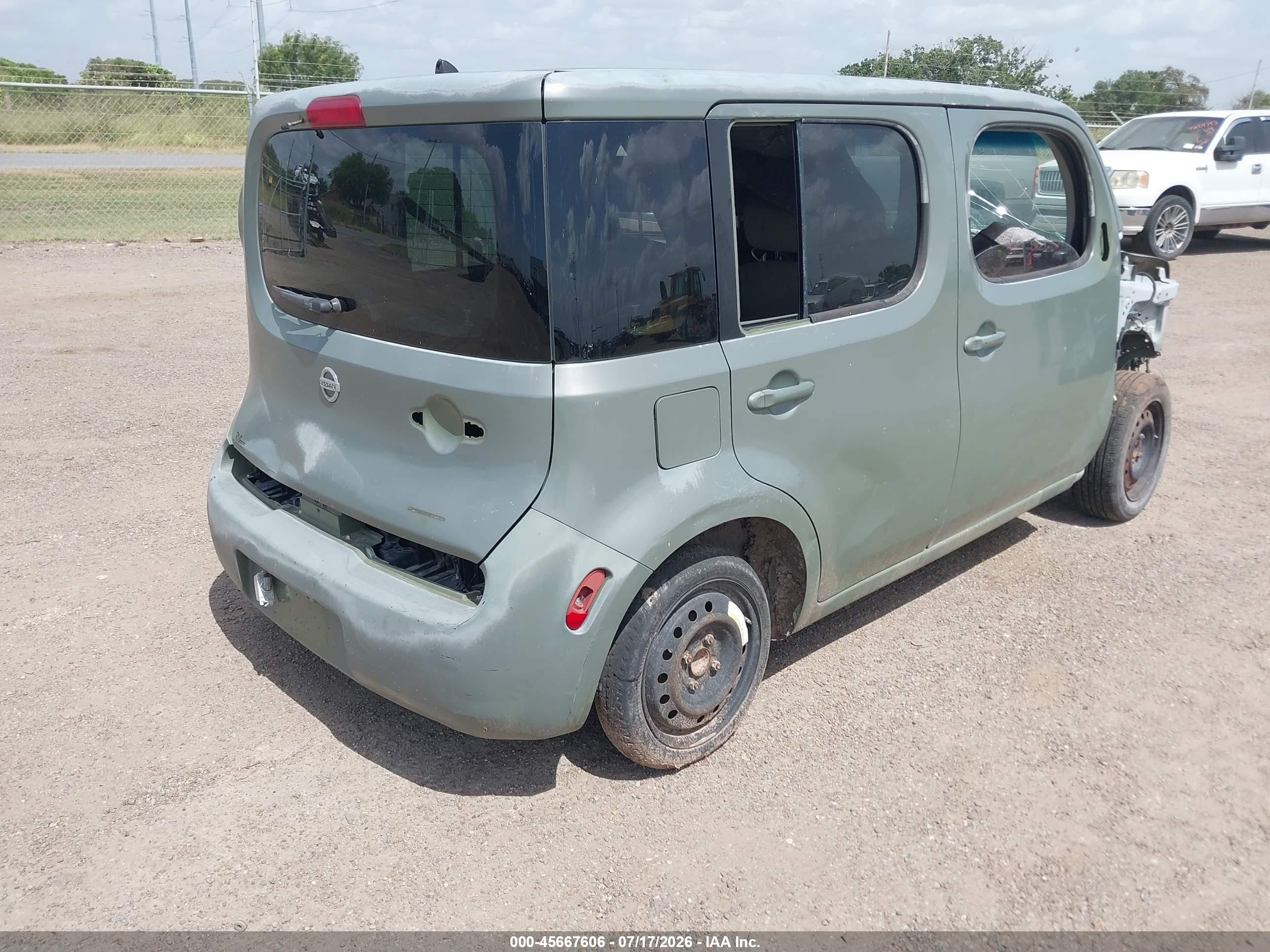 2009 Nissan Cube 1.8s Green vin: JN8AZ28R79T113906