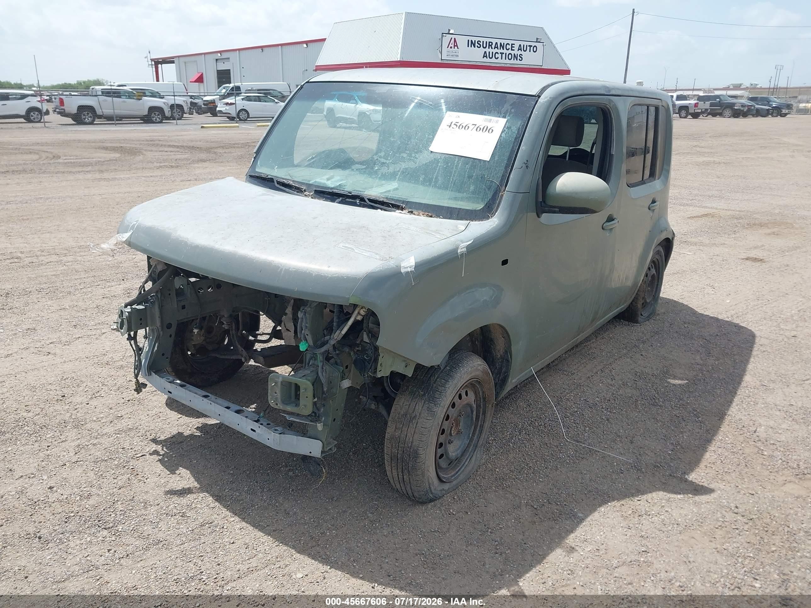 2009 Nissan Cube 1.8s Green vin: JN8AZ28R79T113906
