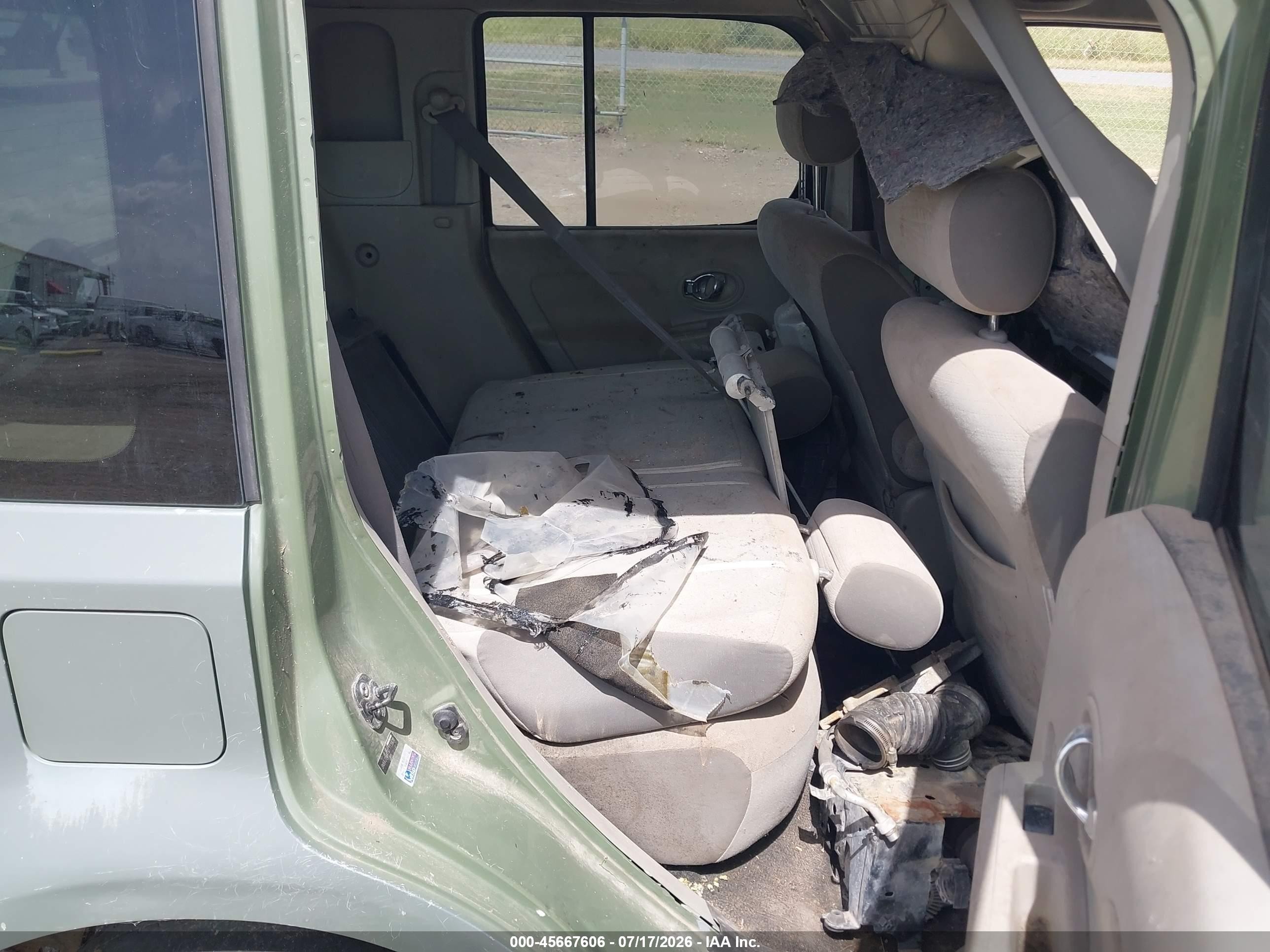 2009 Nissan Cube 1.8s Green vin: JN8AZ28R79T113906