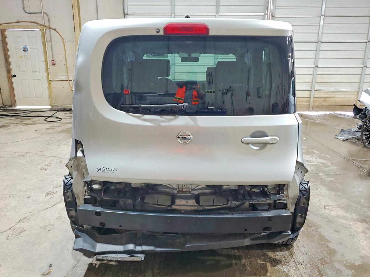 2009 Nissan Cube Base Silver vin: JN8AZ28R79T114232