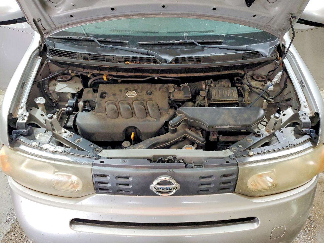 2009 Nissan Cube Base Silver vin: JN8AZ28R79T114232