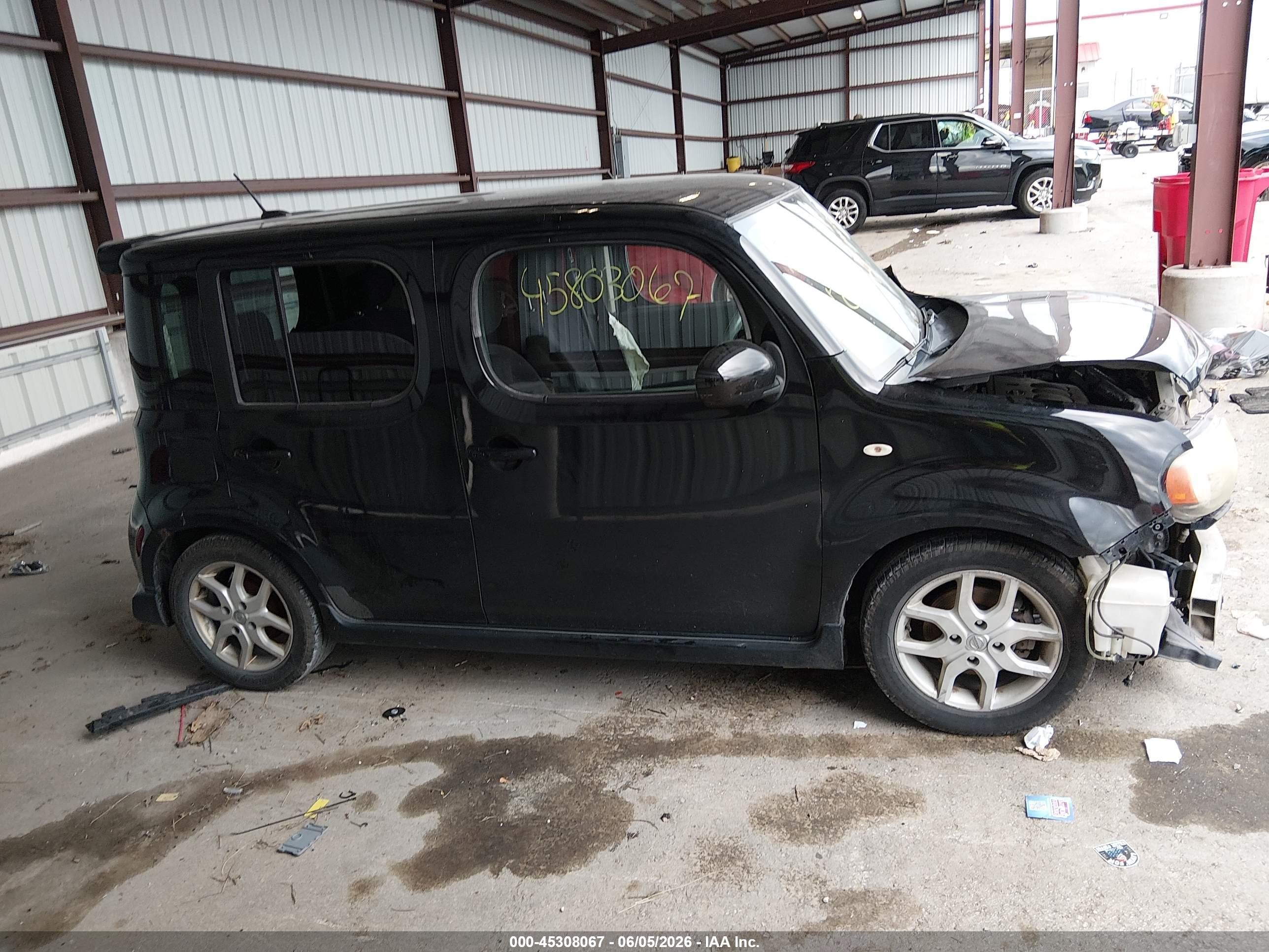 2009 Nissan Cube 1.8sl Black vin: JN8AZ28R79T120001