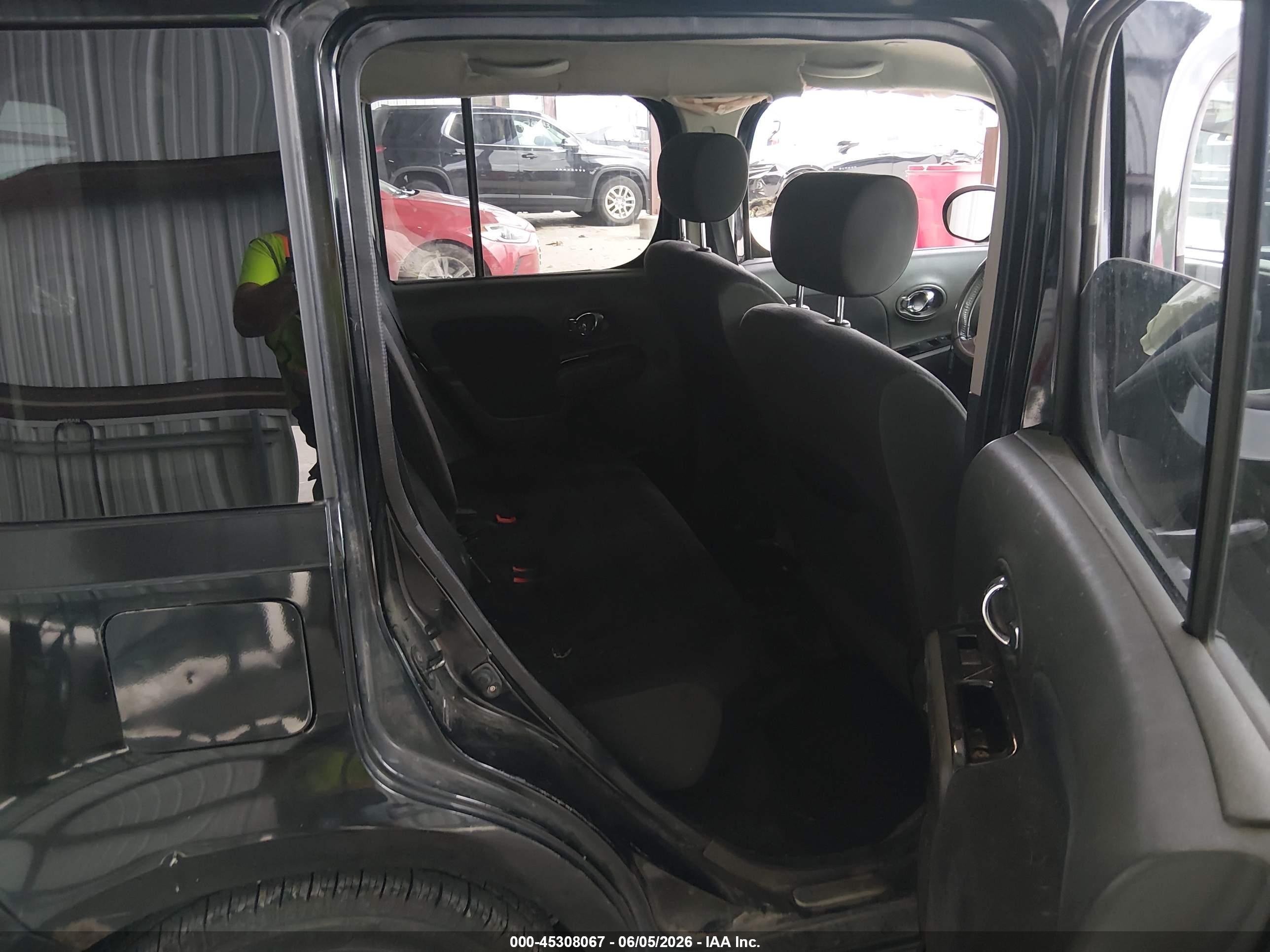 2009 Nissan Cube 1.8sl Black vin: JN8AZ28R79T120001