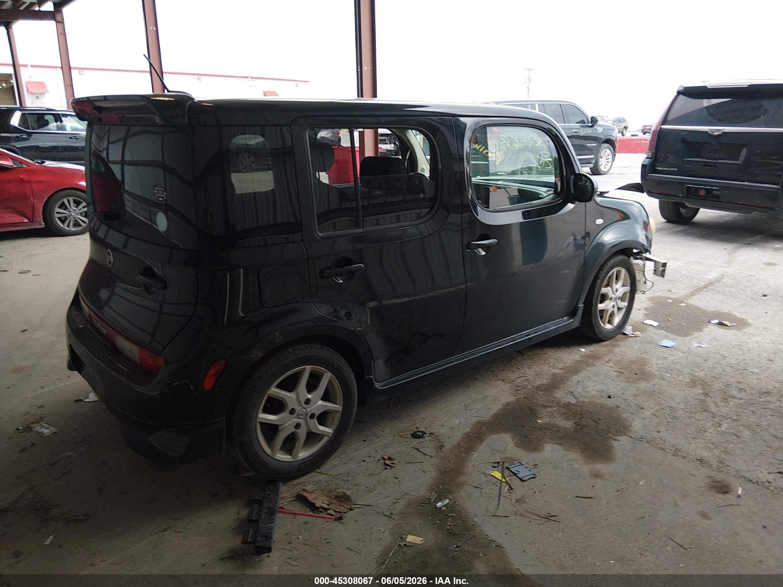 2009 Nissan Cube 1.8sl Black vin: JN8AZ28R79T120001