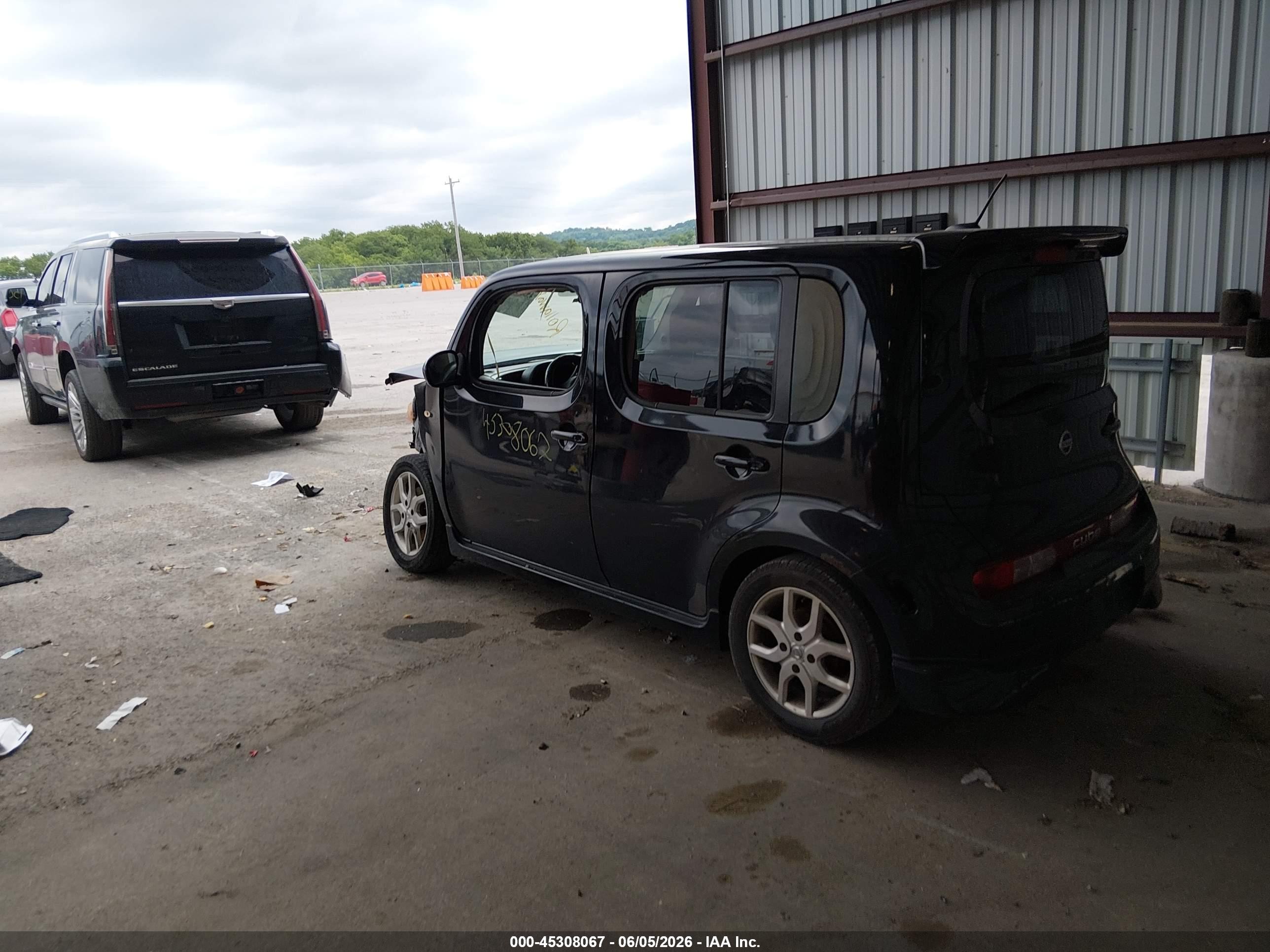 2009 Nissan Cube 1.8sl Black vin: JN8AZ28R79T120001