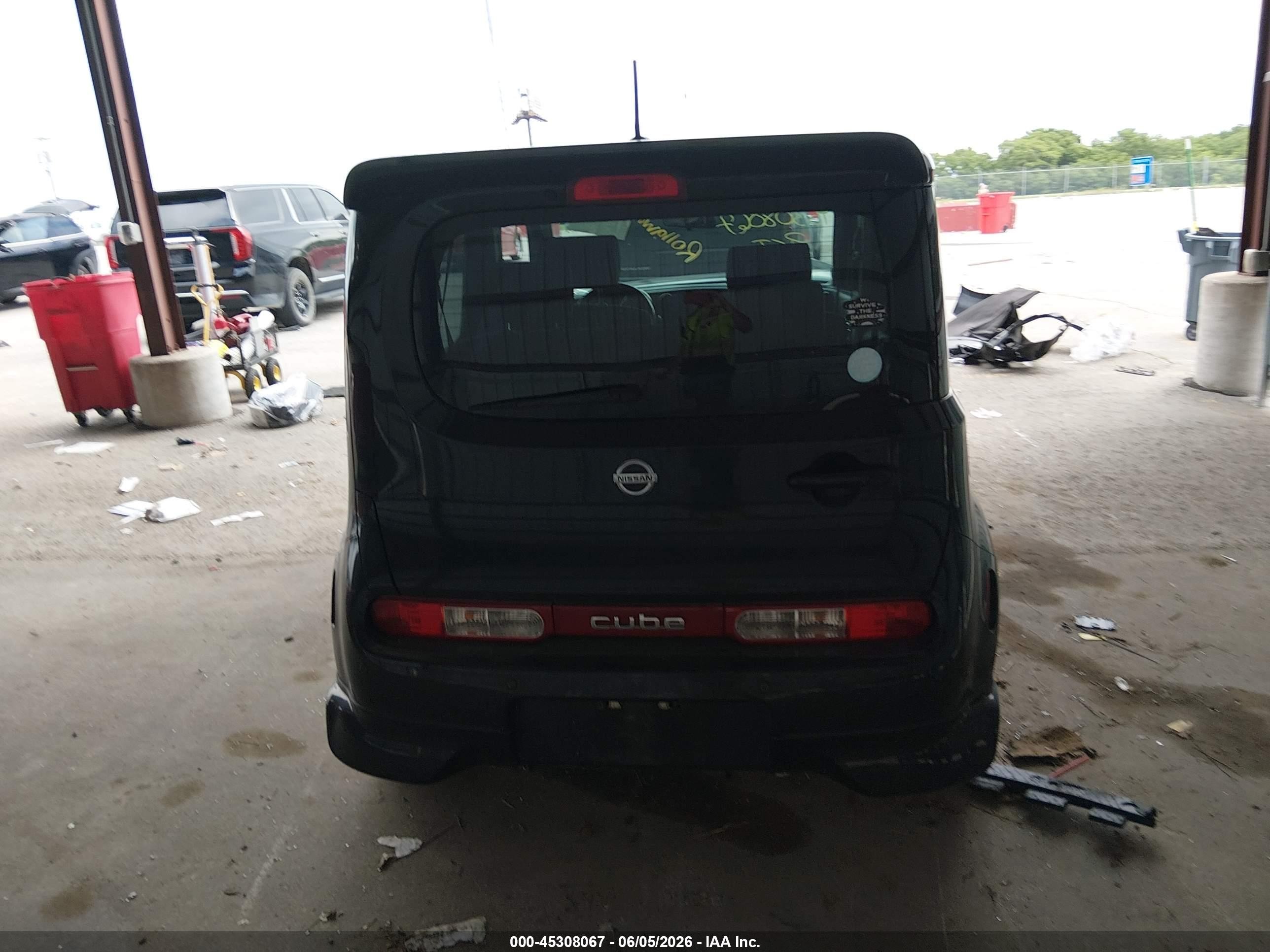 2009 Nissan Cube 1.8sl Black vin: JN8AZ28R79T120001
