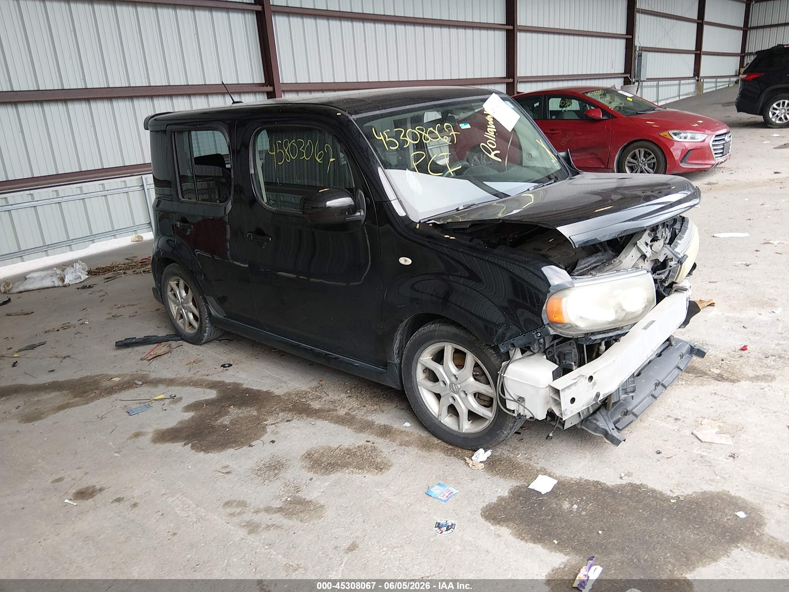 2009 Nissan Cube 1.8sl Black vin: JN8AZ28R79T120001