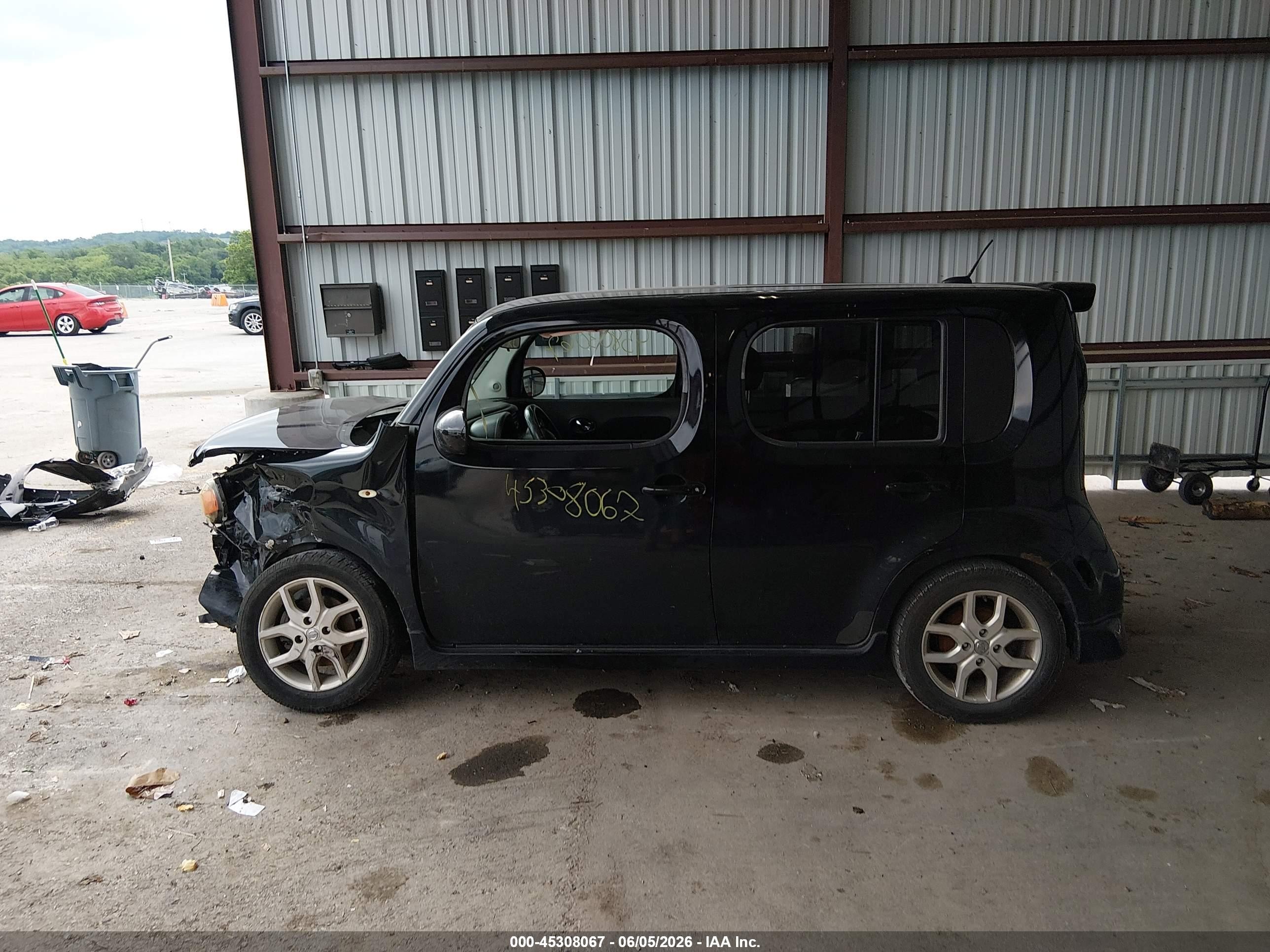 2009 Nissan Cube 1.8sl Black vin: JN8AZ28R79T120001