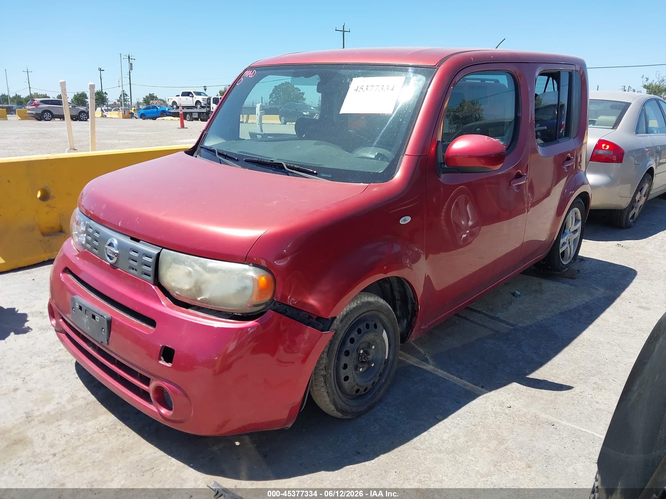 2009 Nissan Cube 1.8sl Red vin: JN8AZ28R79T123948