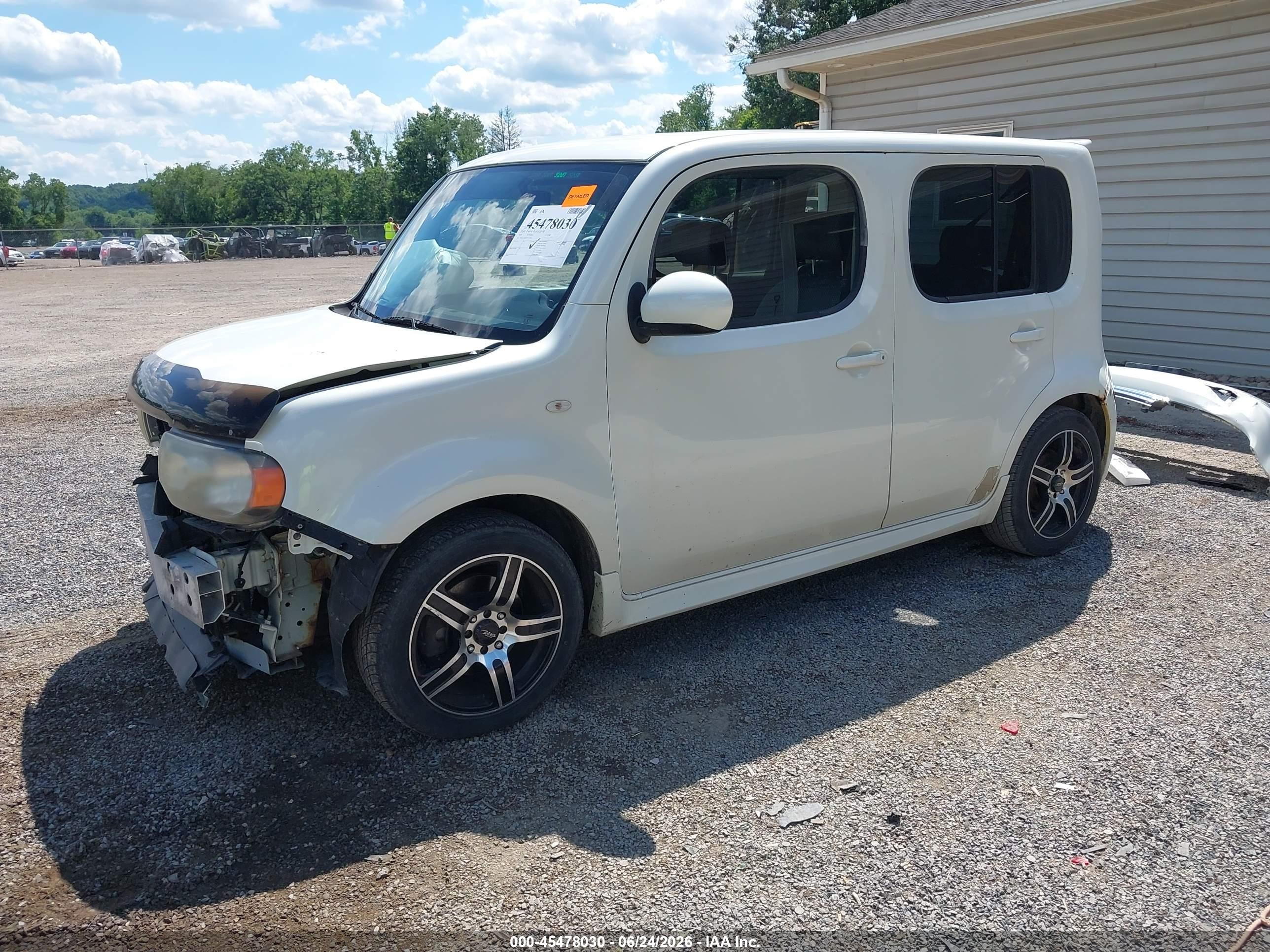 2009 Nissan Cube 1.8 Krom White vin: JN8AZ28R89T115549