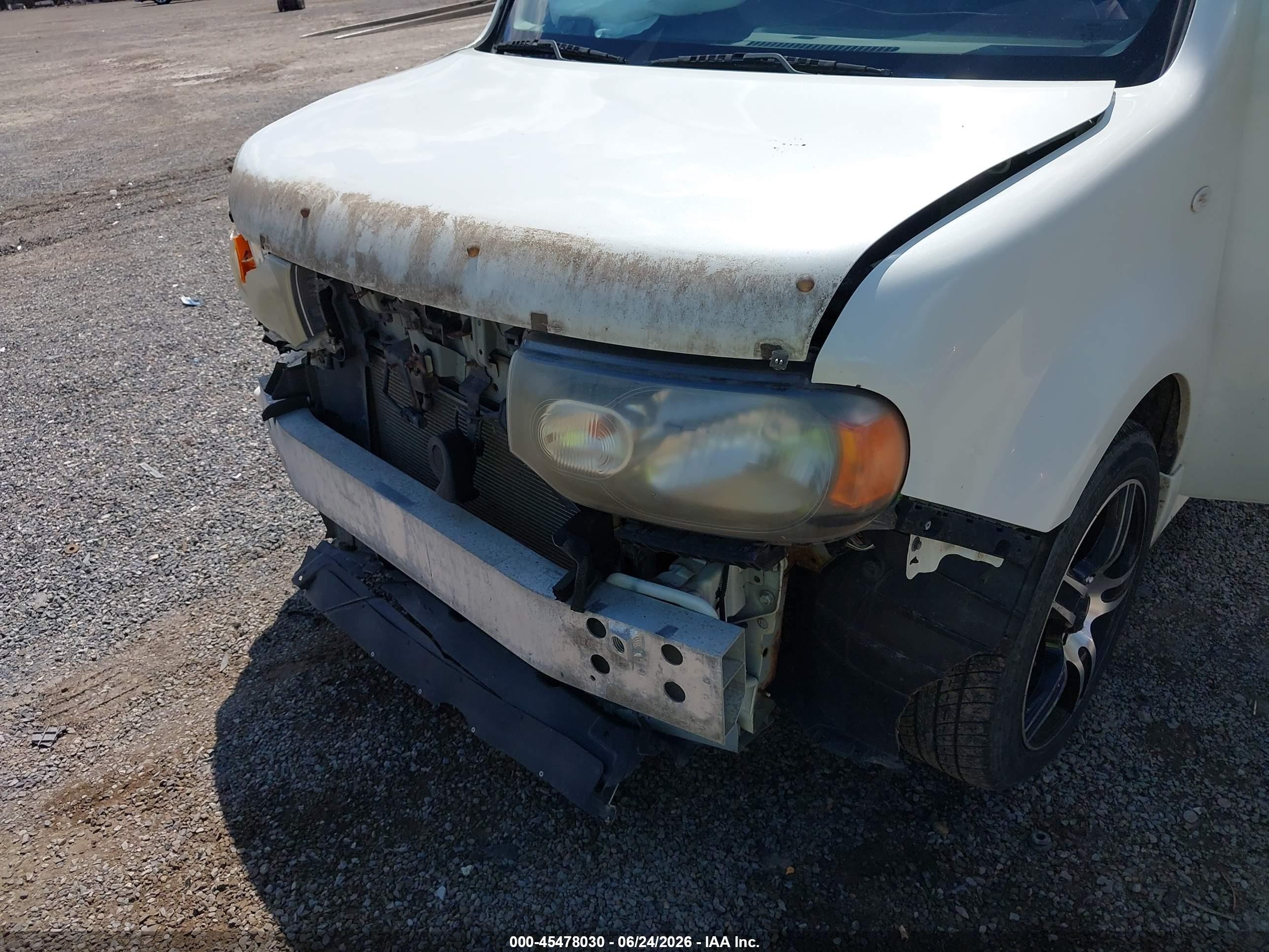 2009 Nissan Cube 1.8 Krom White vin: JN8AZ28R89T115549