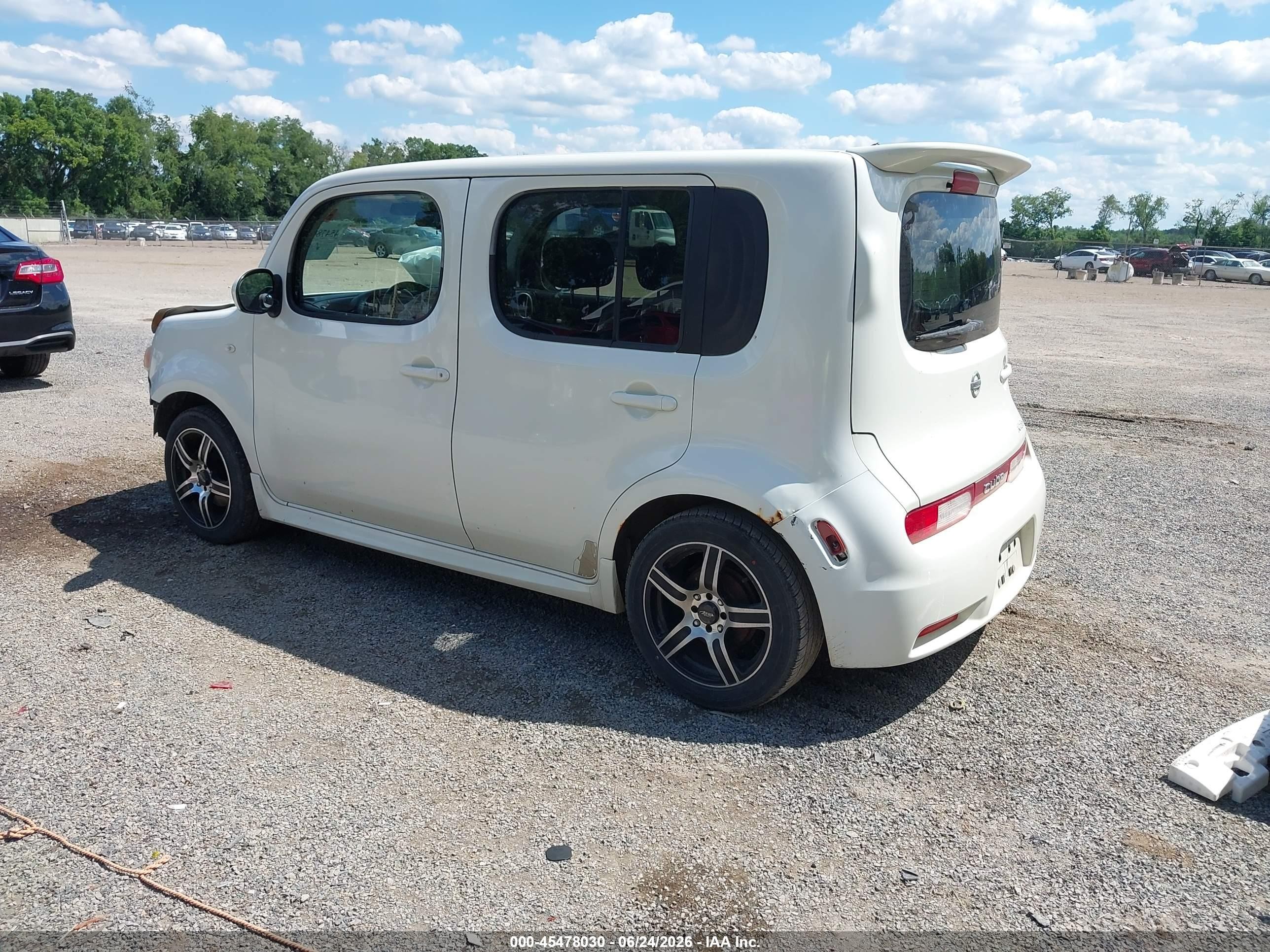 2009 Nissan Cube 1.8 Krom White vin: JN8AZ28R89T115549