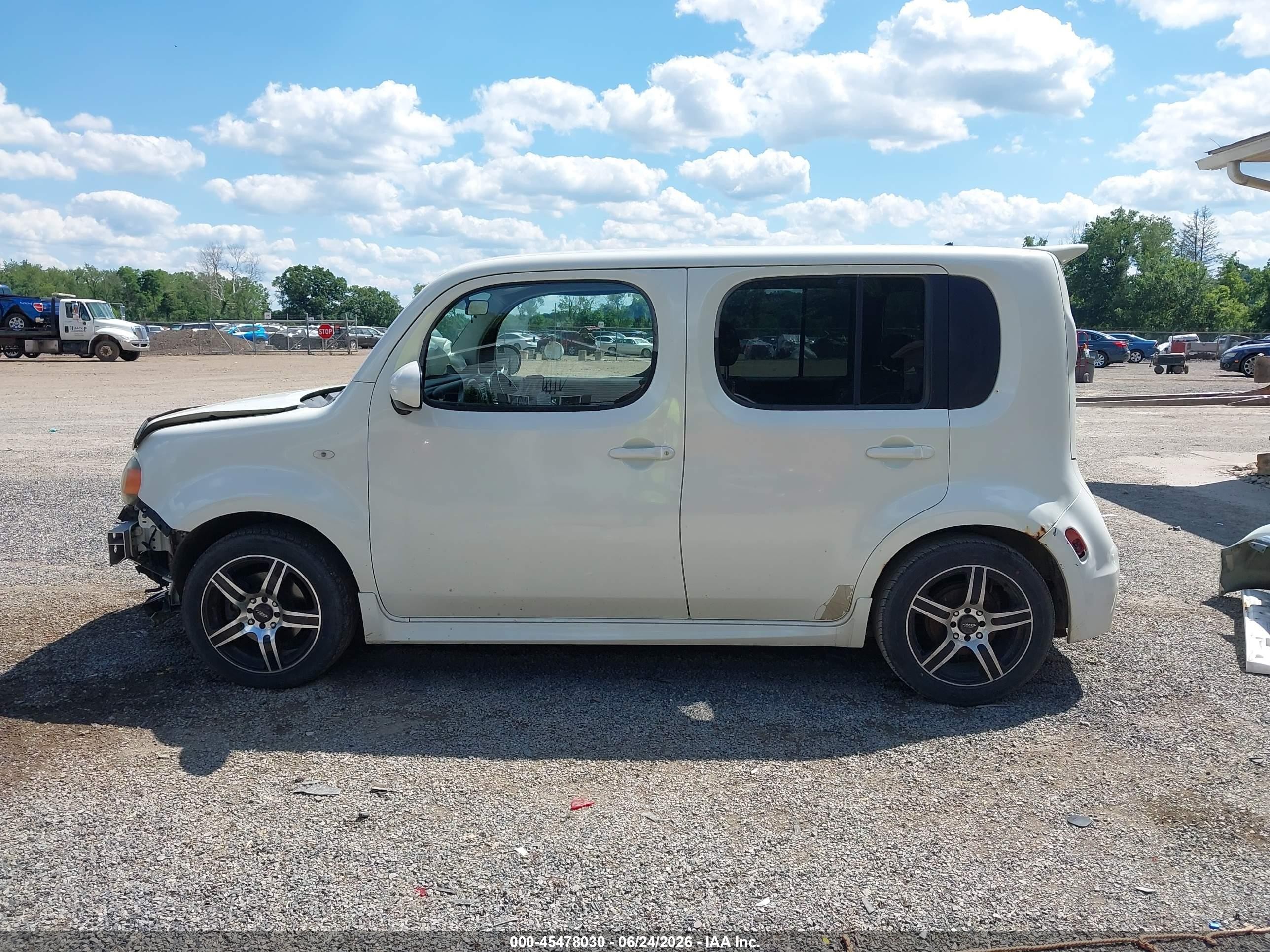 2009 Nissan Cube 1.8 Krom White vin: JN8AZ28R89T115549