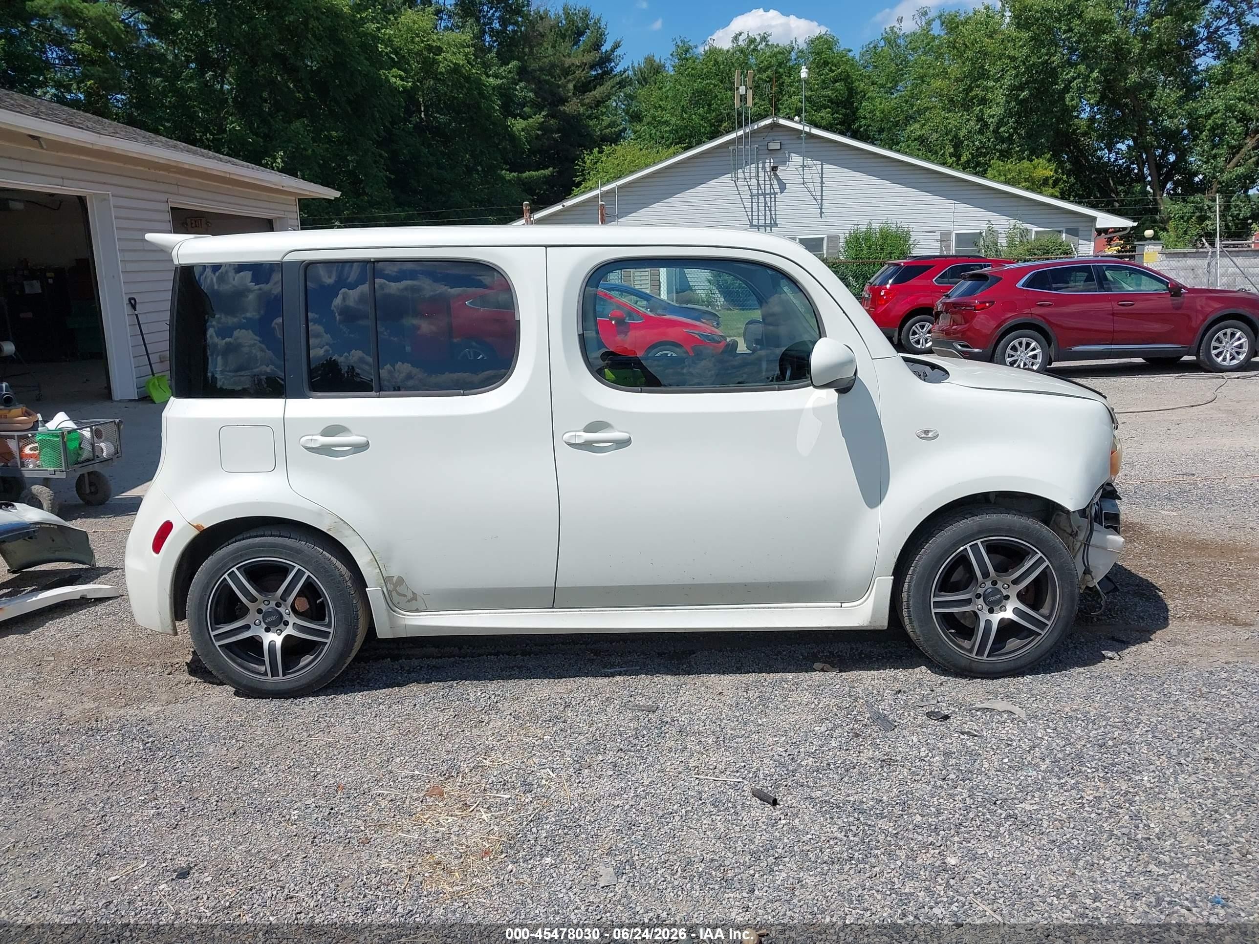 2009 Nissan Cube 1.8 Krom White vin: JN8AZ28R89T115549