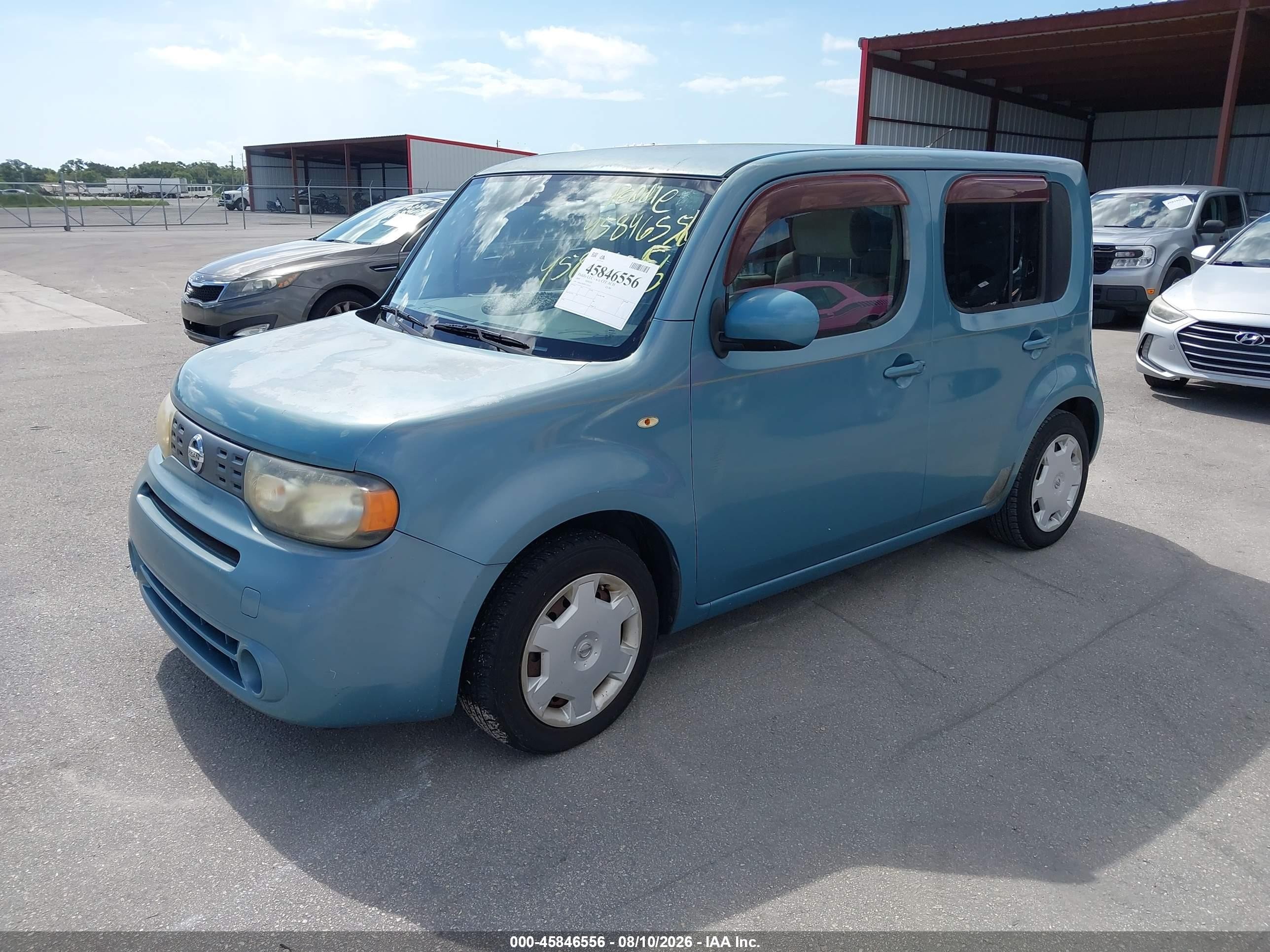 2009 Nissan Cube 1.8s Blue vin: JN8AZ28R89T120119