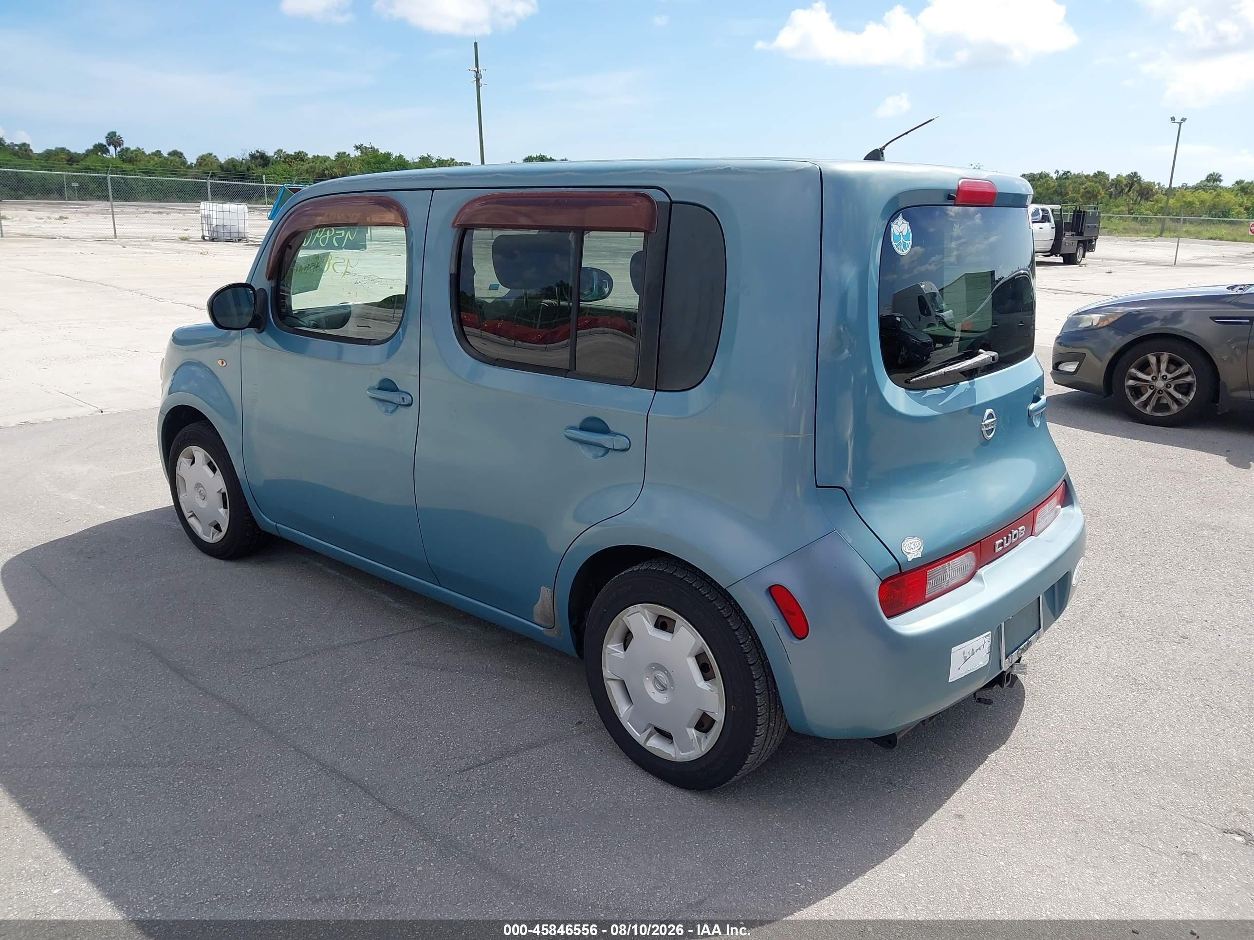 2009 Nissan Cube 1.8s Blue vin: JN8AZ28R89T120119