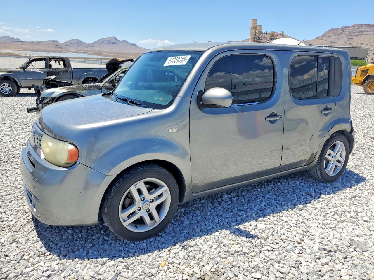 2009 Nissan Cube 1.8 Gray vin: JN8AZ28R89T123487