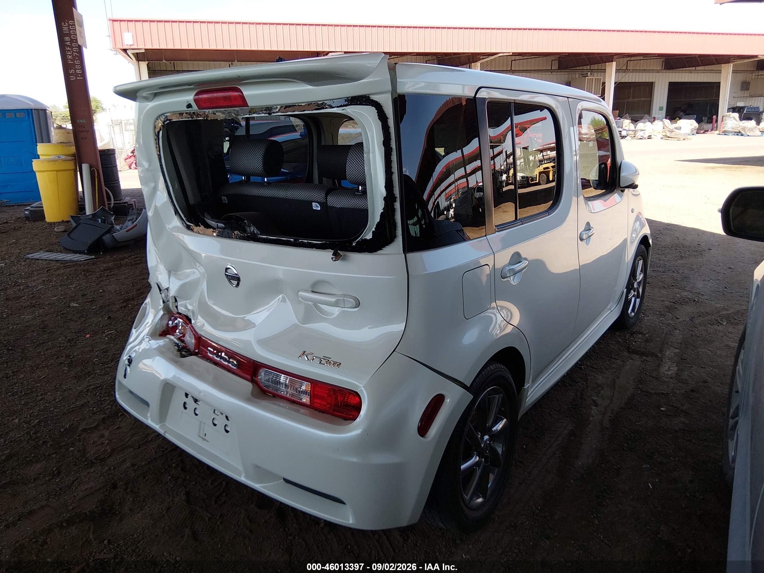 2009 Nissan Cube 1.8 Krom White vin: JN8AZ28R99T103636