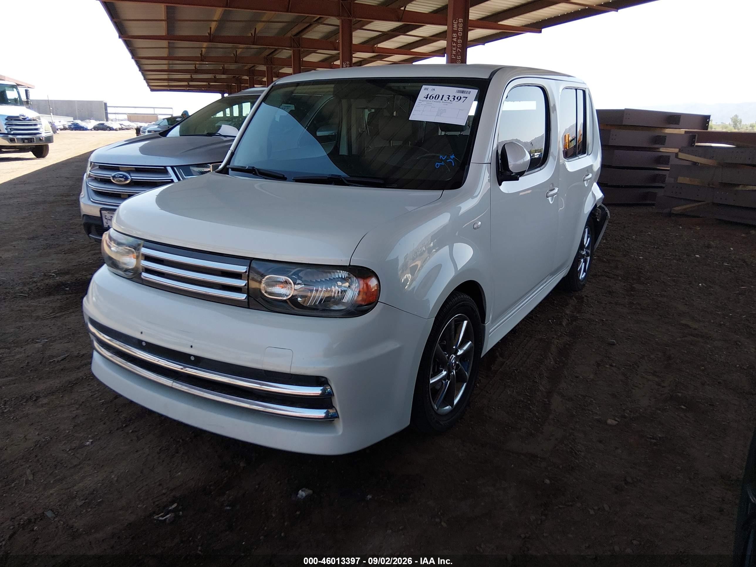 2009 Nissan Cube 1.8 Krom White vin: JN8AZ28R99T103636