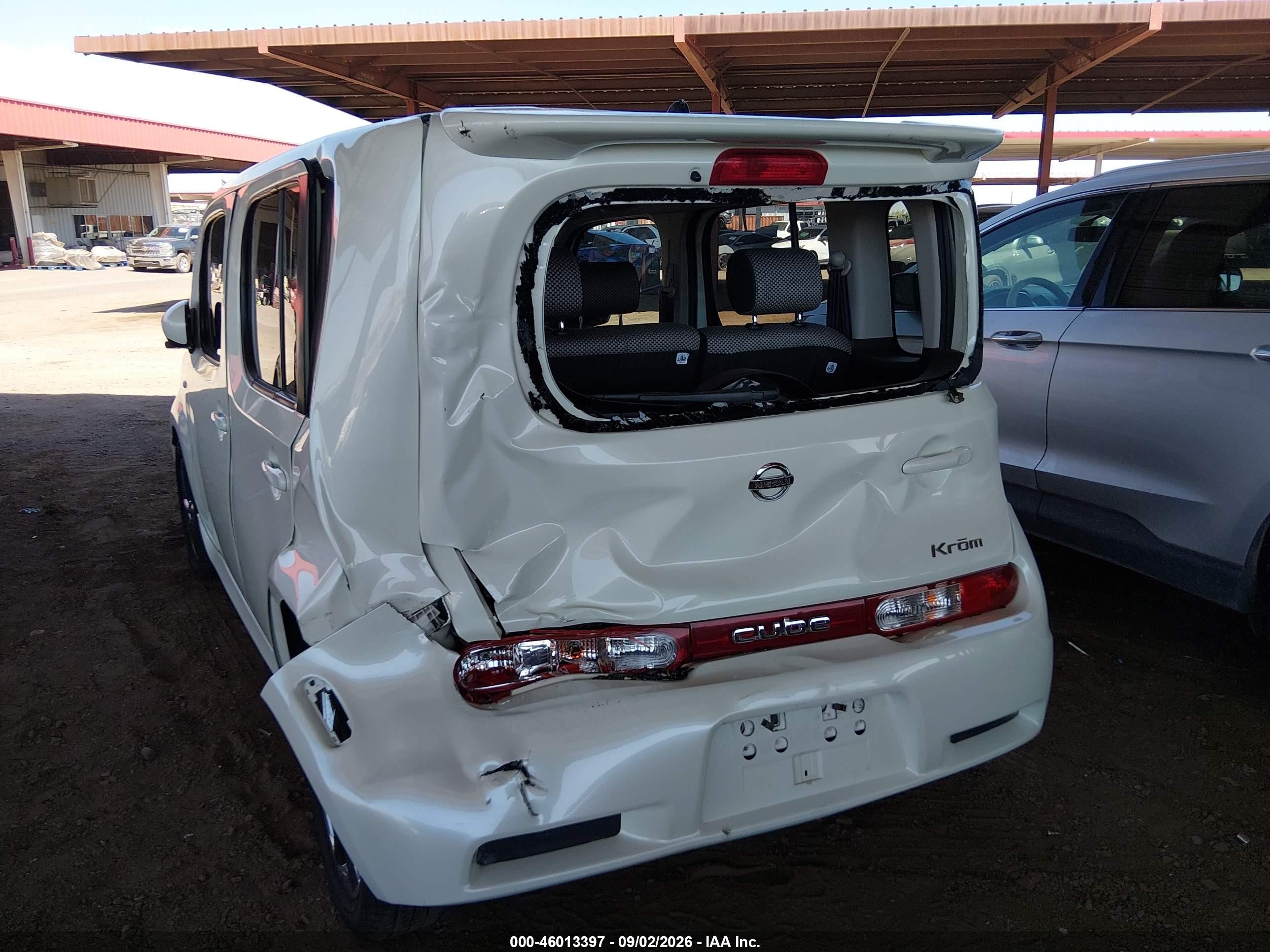 2009 Nissan Cube 1.8 Krom White vin: JN8AZ28R99T103636
