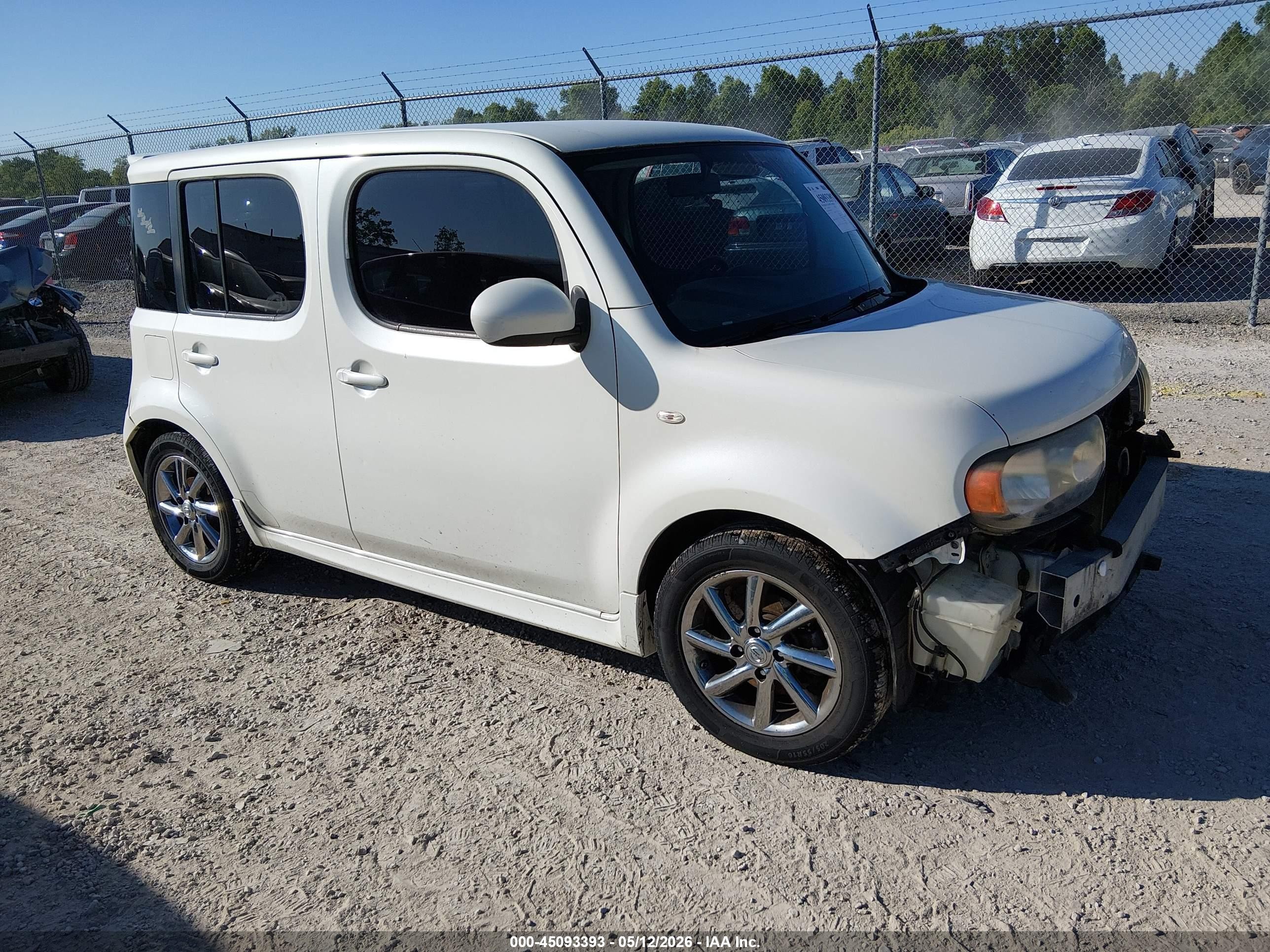 2009 Nissan Cube 1.8 Krom White vin: JN8AZ28R99T106133