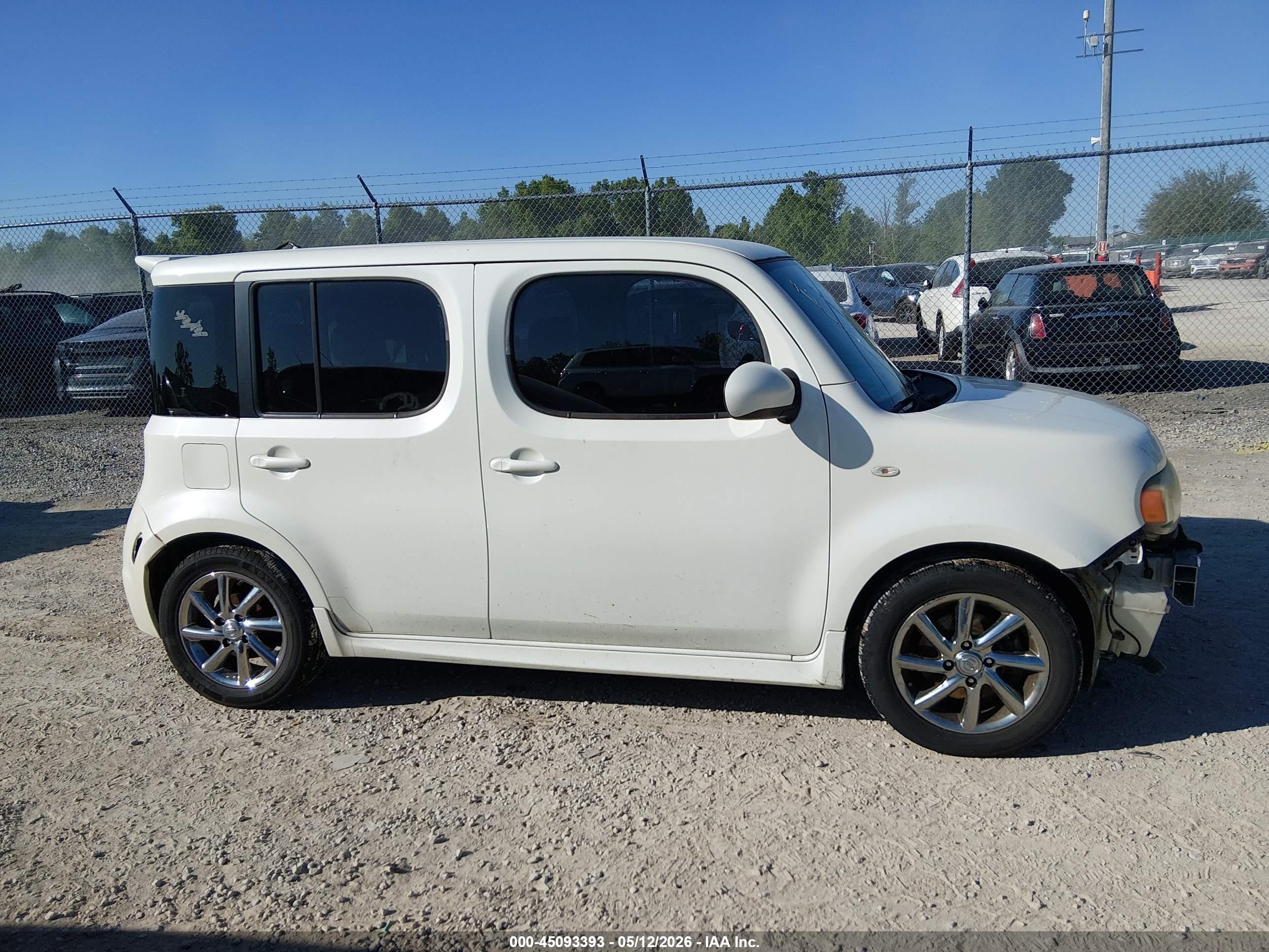 2009 Nissan Cube 1.8 Krom White vin: JN8AZ28R99T106133