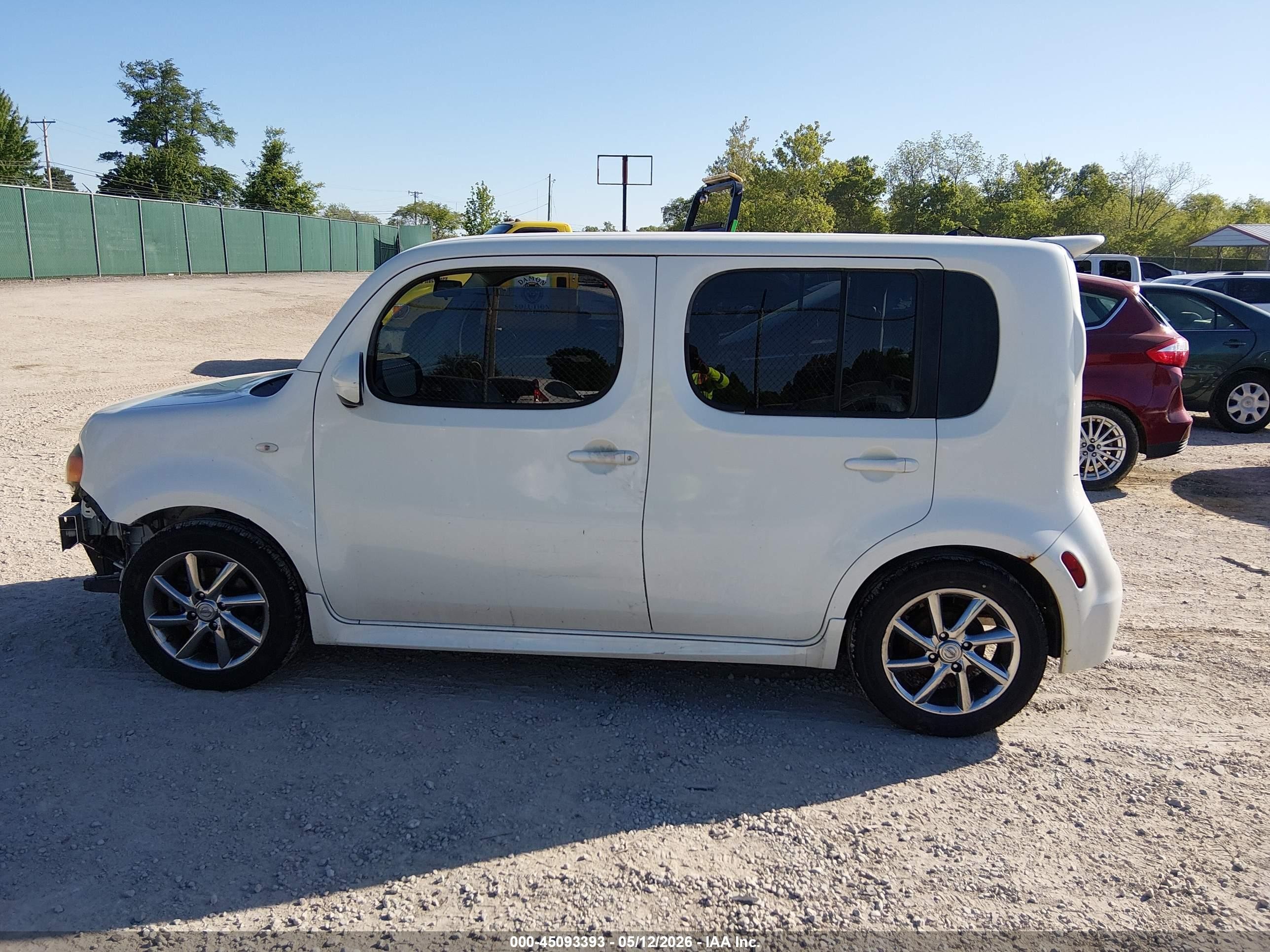 2009 Nissan Cube 1.8 Krom White vin: JN8AZ28R99T106133