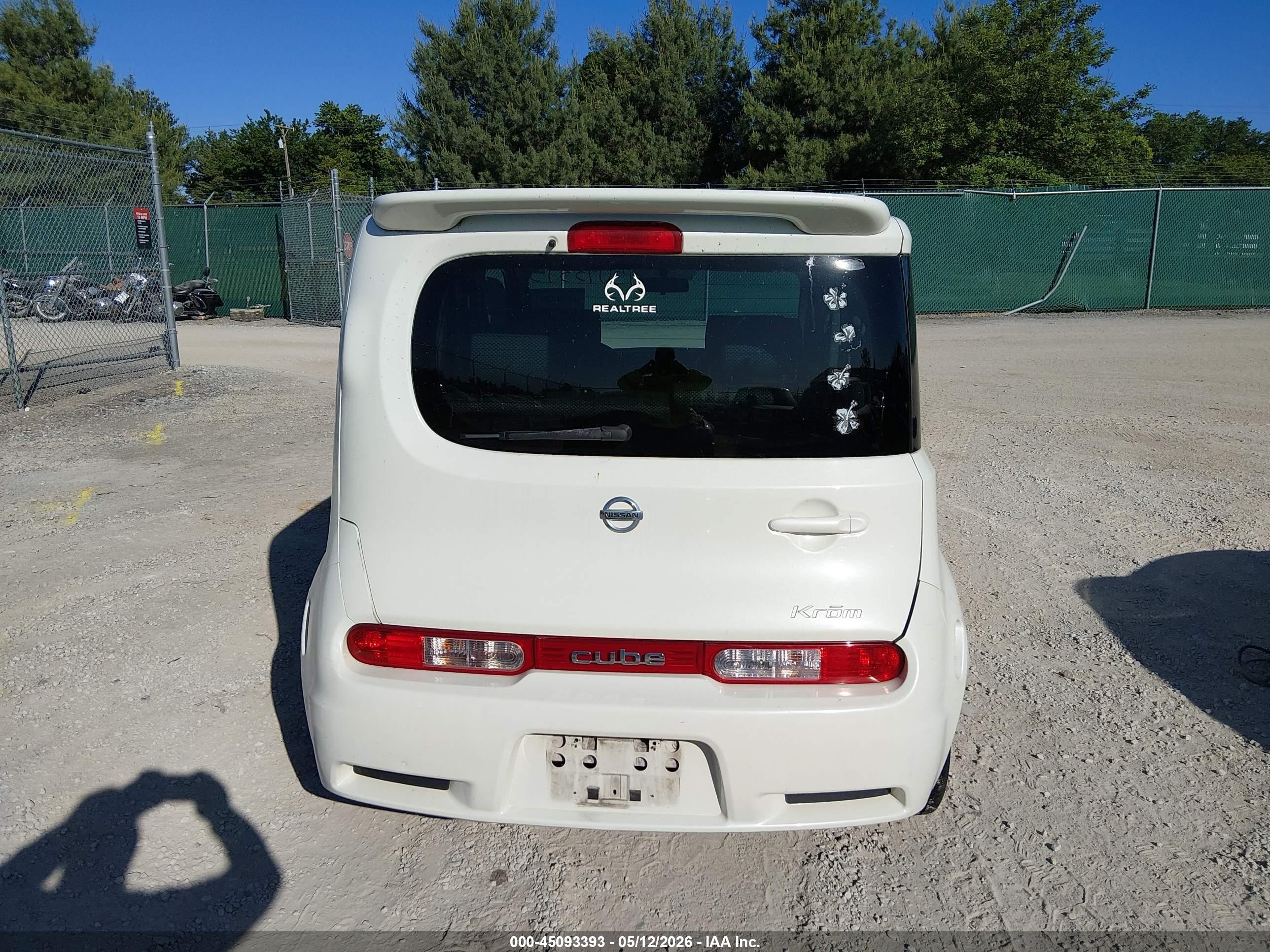 2009 Nissan Cube 1.8 Krom White vin: JN8AZ28R99T106133