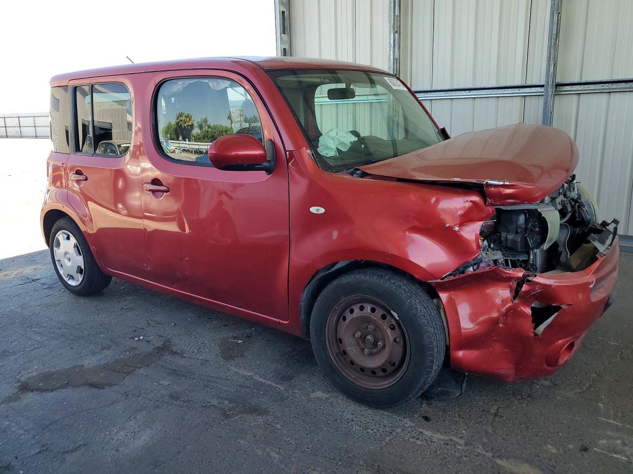 2009 Nissan Cube 1.8 Red vin: JN8AZ28R99T125149
