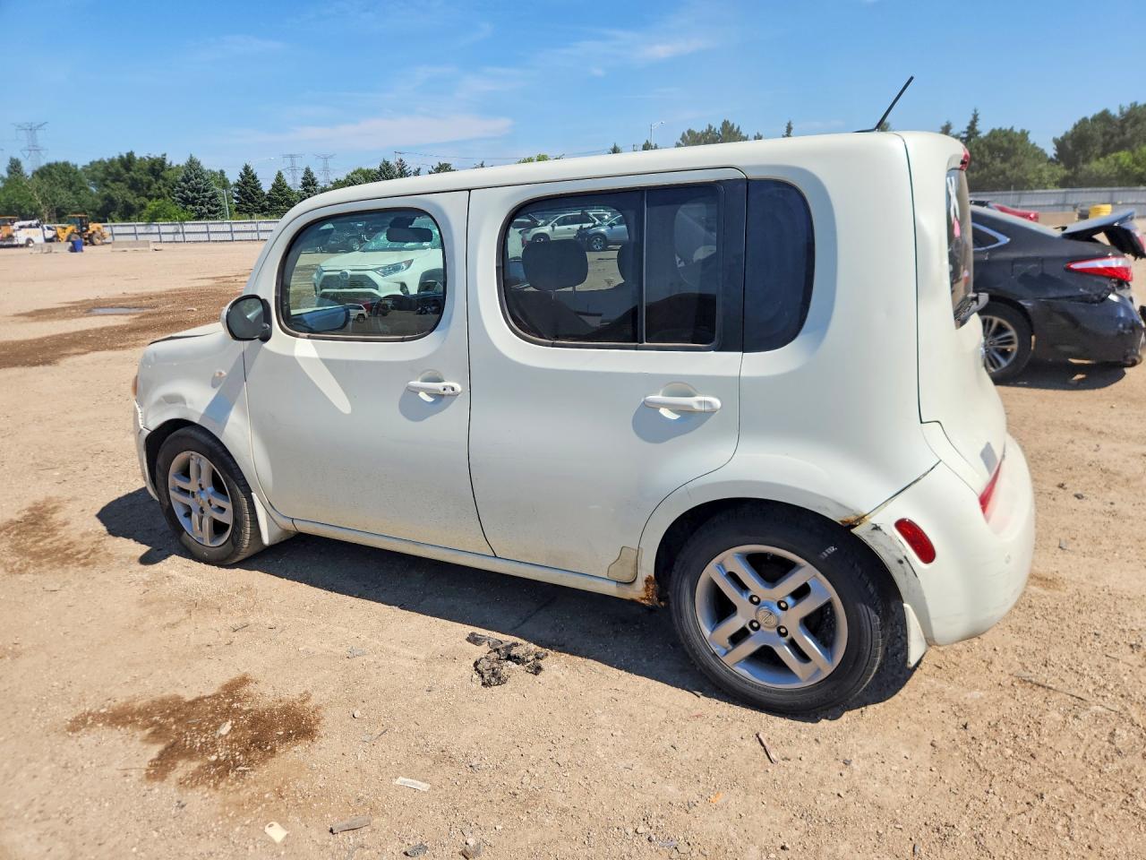 2009 Nissan Cube 1.8 White vin: JN8AZ28R99T126544