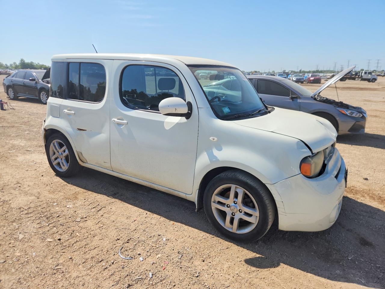 2009 Nissan Cube 1.8 White vin: JN8AZ28R99T126544