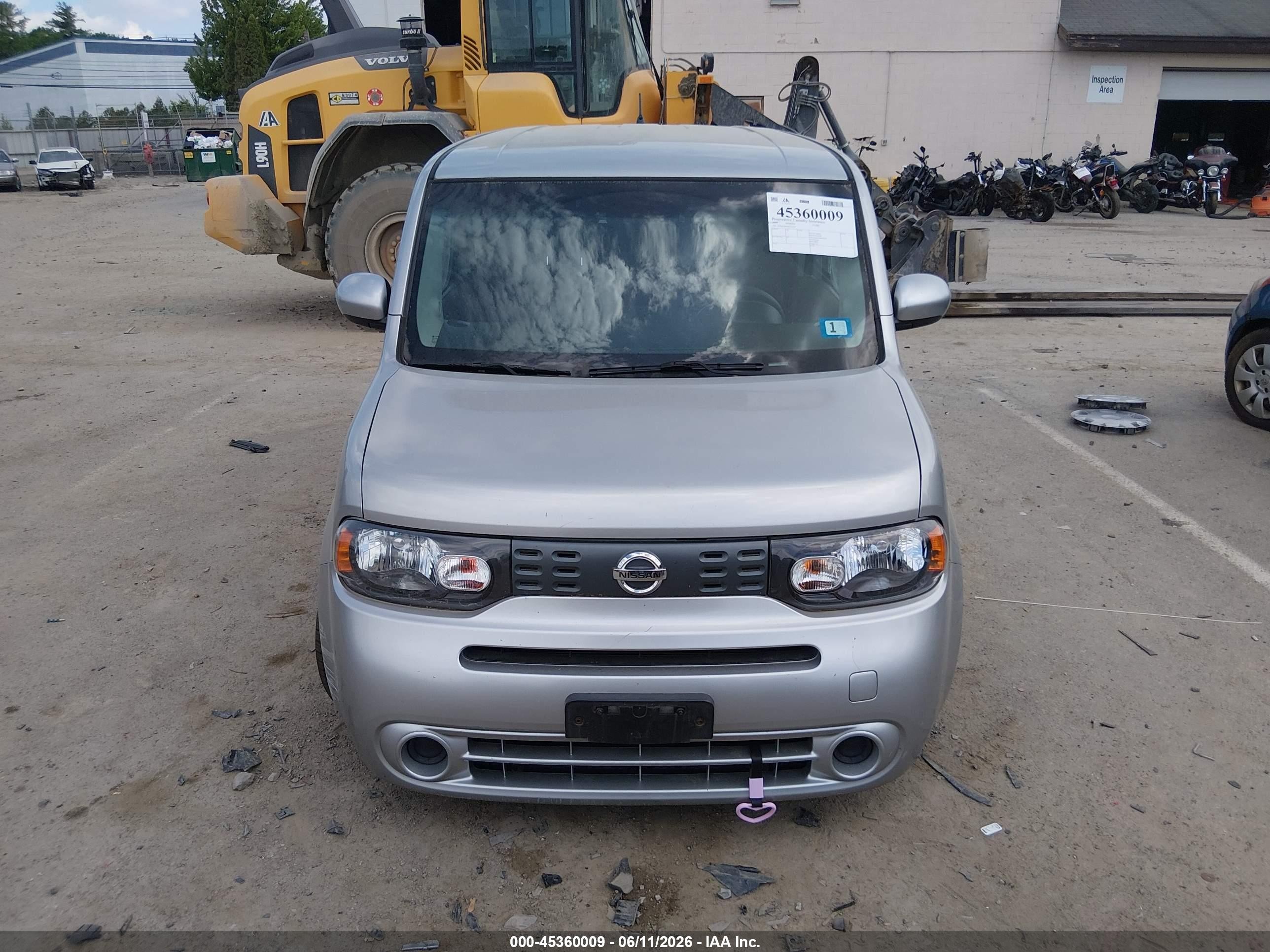 2009 Nissan Cube 1.8s Silver vin: JN8AZ28RX9T112457
