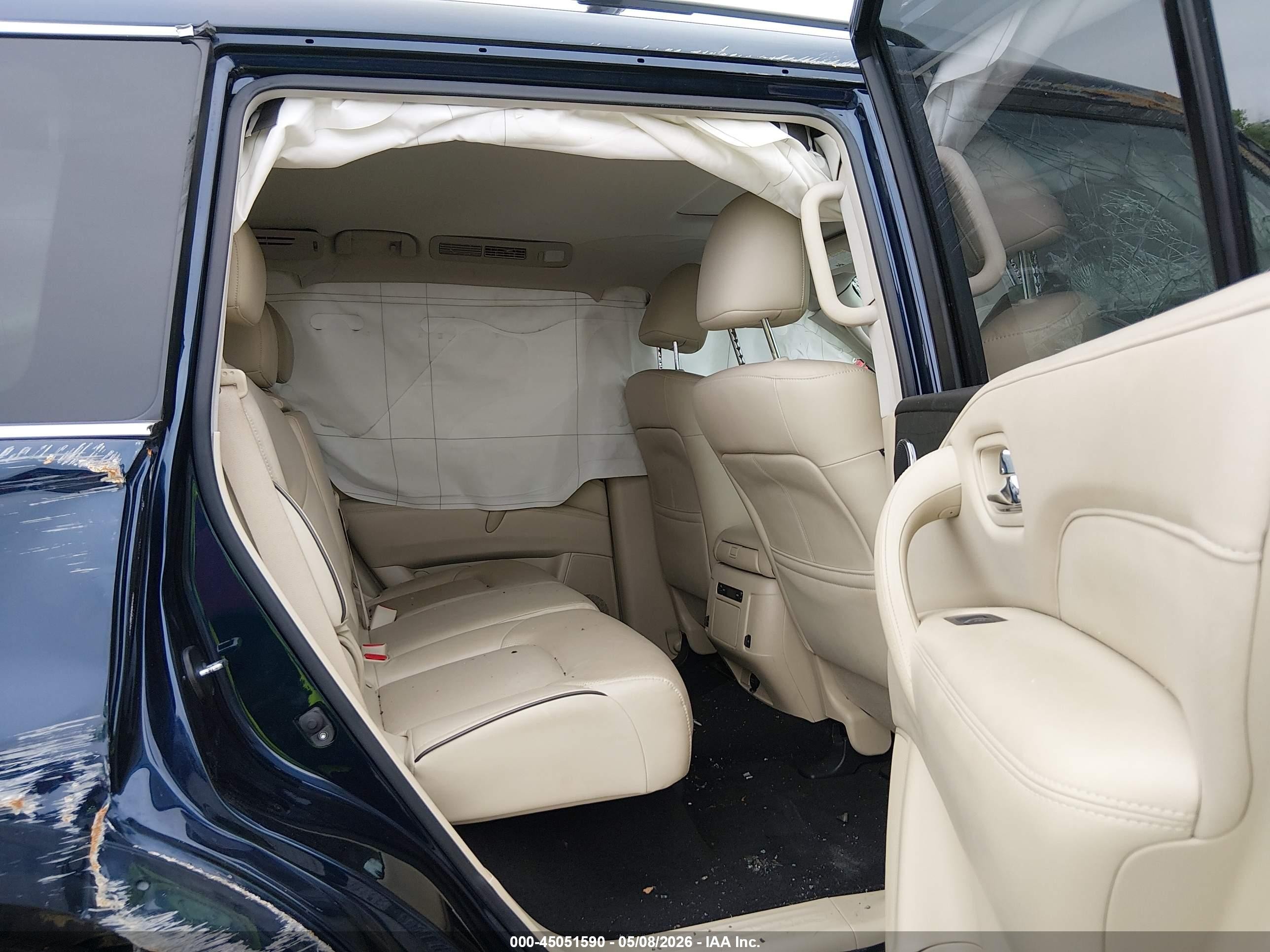 2021 Infiniti Qx80 Luxe Dark Blue vin: JN8AZ2AD9M9861609