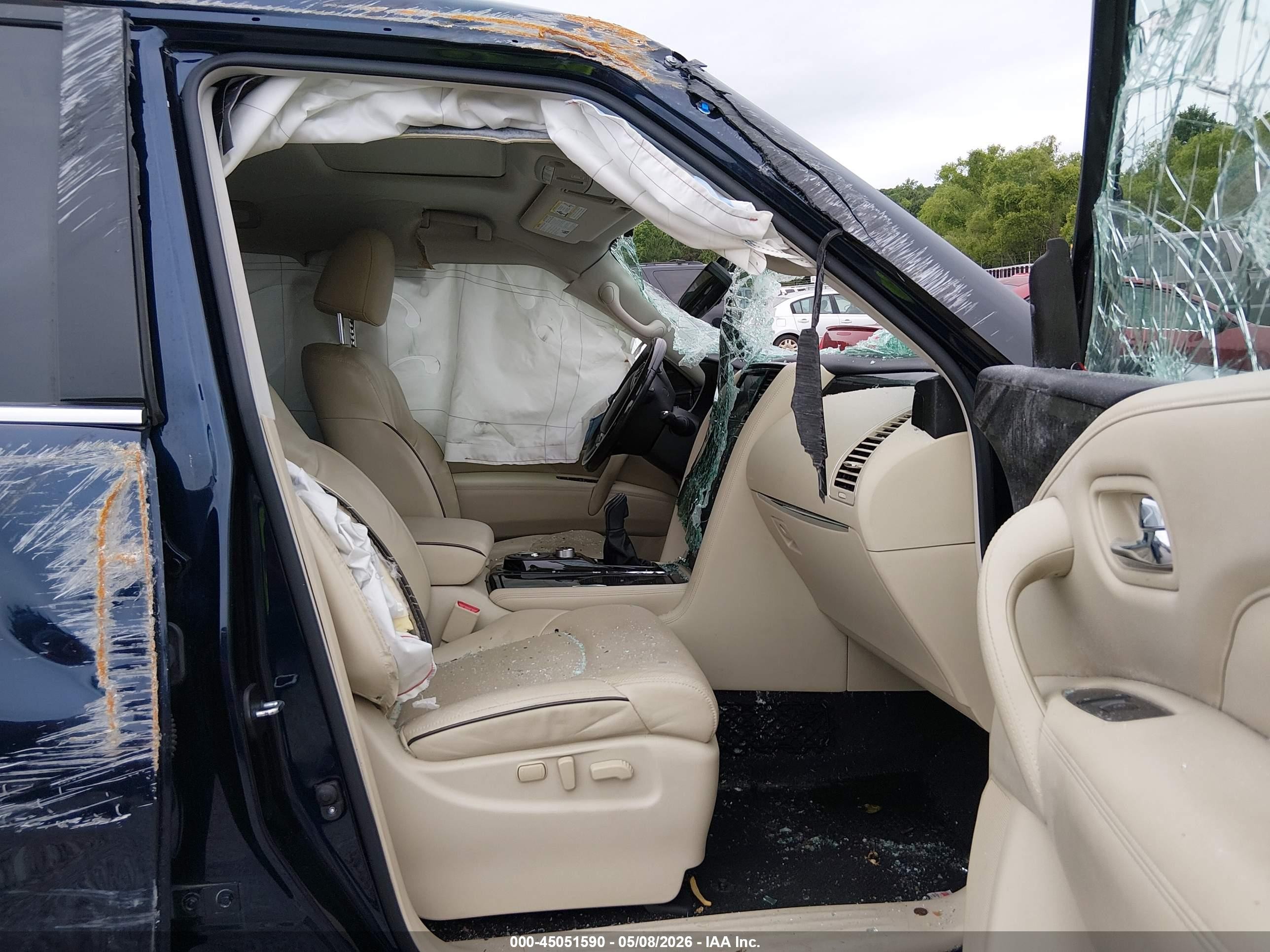2021 Infiniti Qx80 Luxe Dark Blue vin: JN8AZ2AD9M9861609