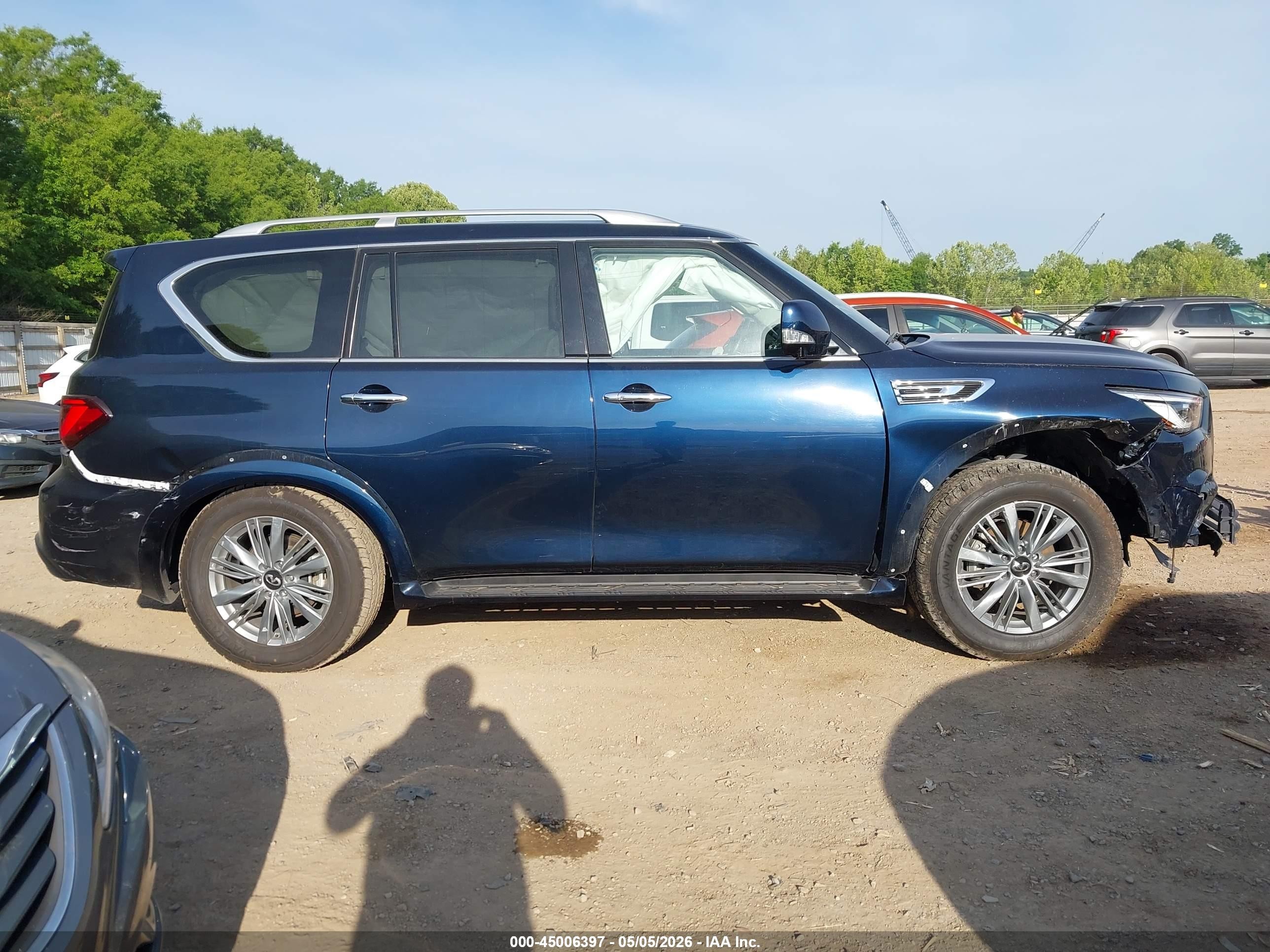 2024 Infiniti Qx80 Luxe Awd Navy vin: JN8AZ2AE0R9327799