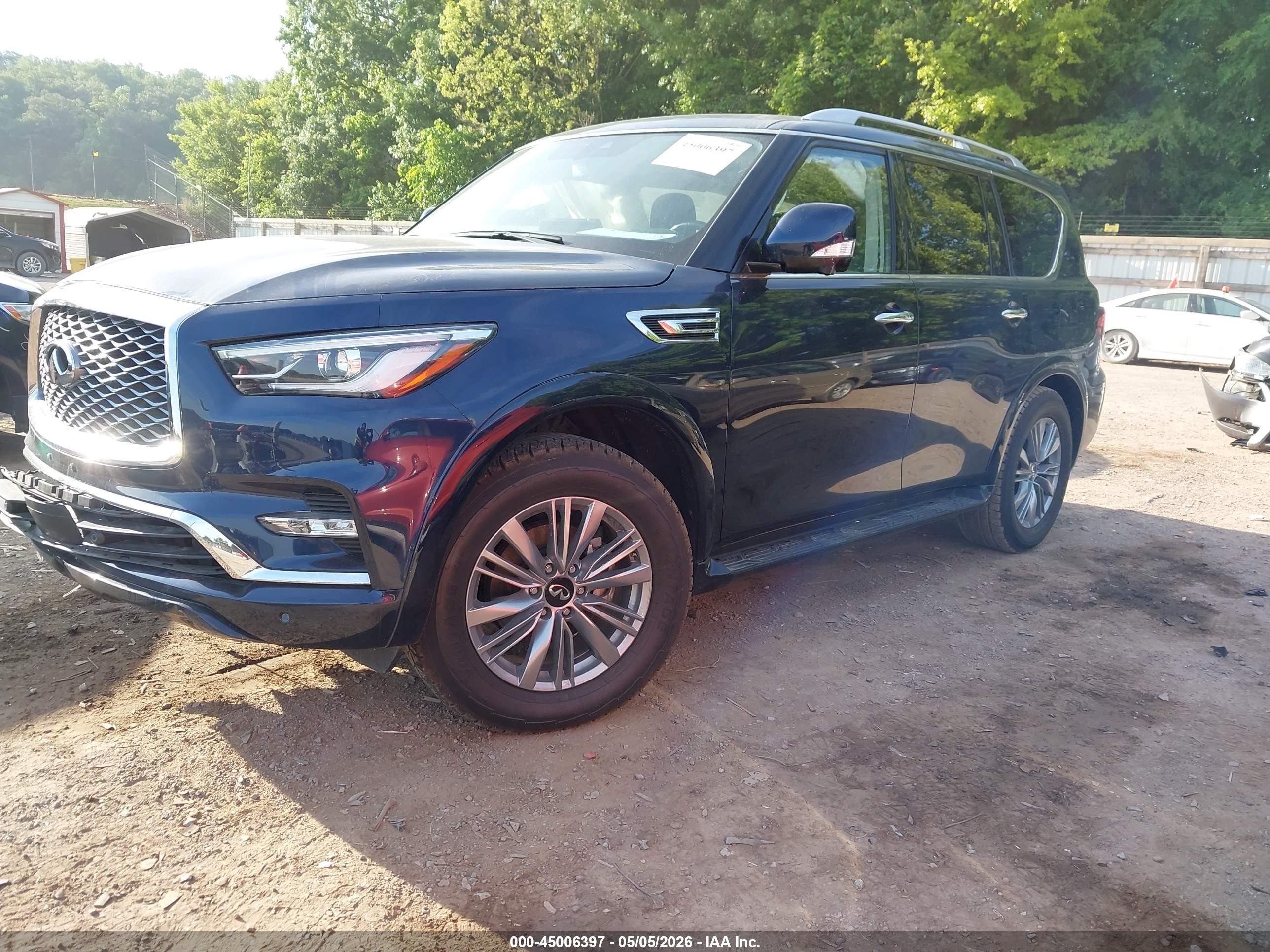 2024 Infiniti Qx80 Luxe Awd Navy vin: JN8AZ2AE0R9327799