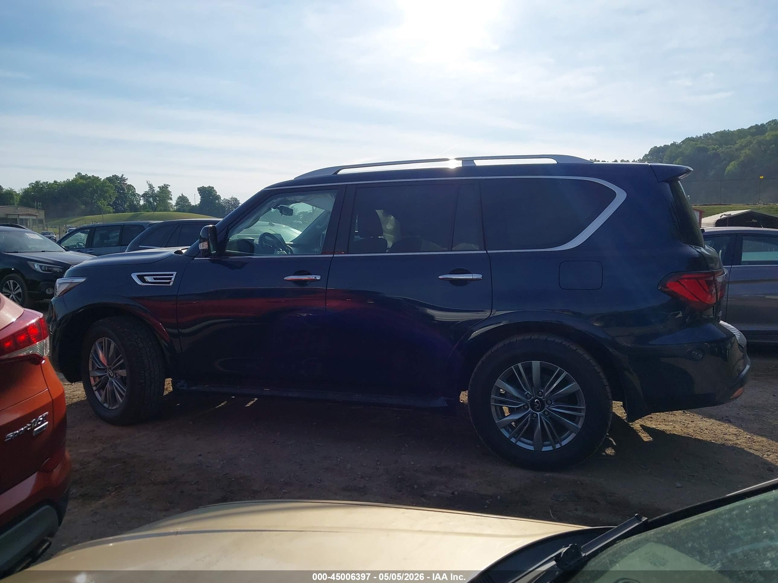 2024 Infiniti Qx80 Luxe Awd Navy vin: JN8AZ2AE0R9327799