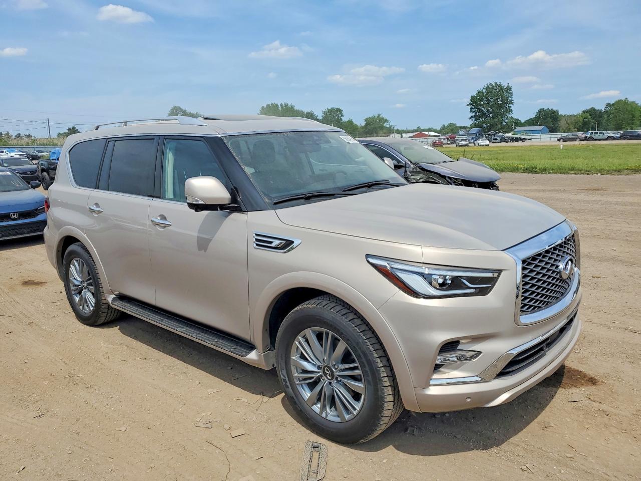 2023 Infiniti Qx80 Luxe Beige vin: JN8AZ2AE7P9303173