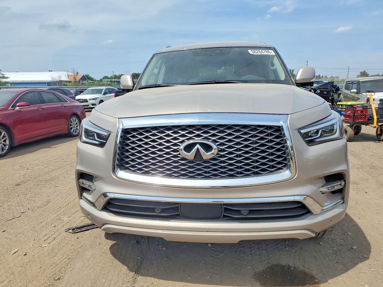 2023 Infiniti Qx80 Luxe Beige vin: JN8AZ2AE7P9303173