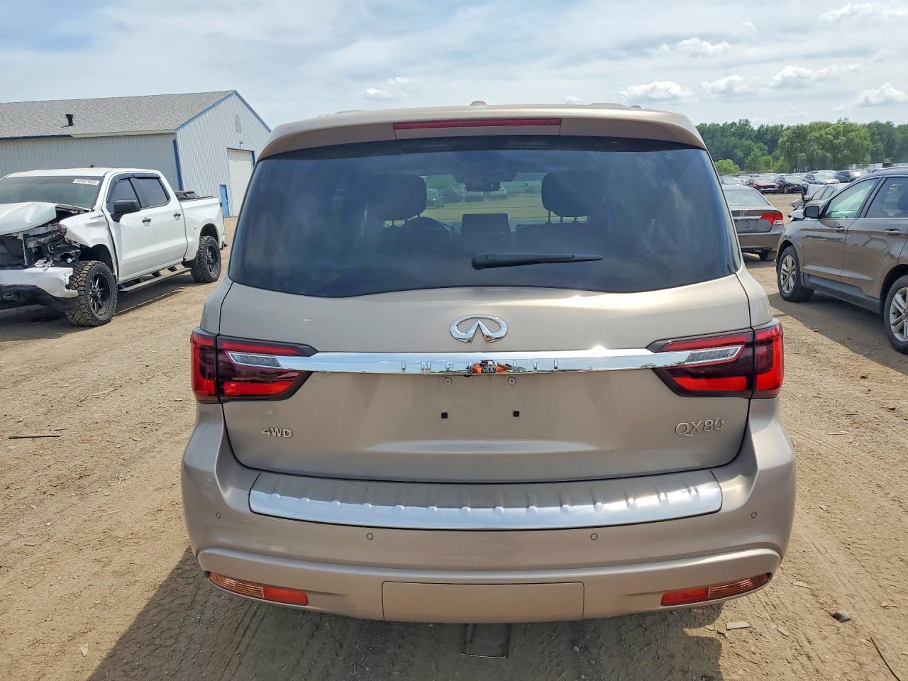 2023 Infiniti Qx80 Luxe Beige vin: JN8AZ2AE7P9303173