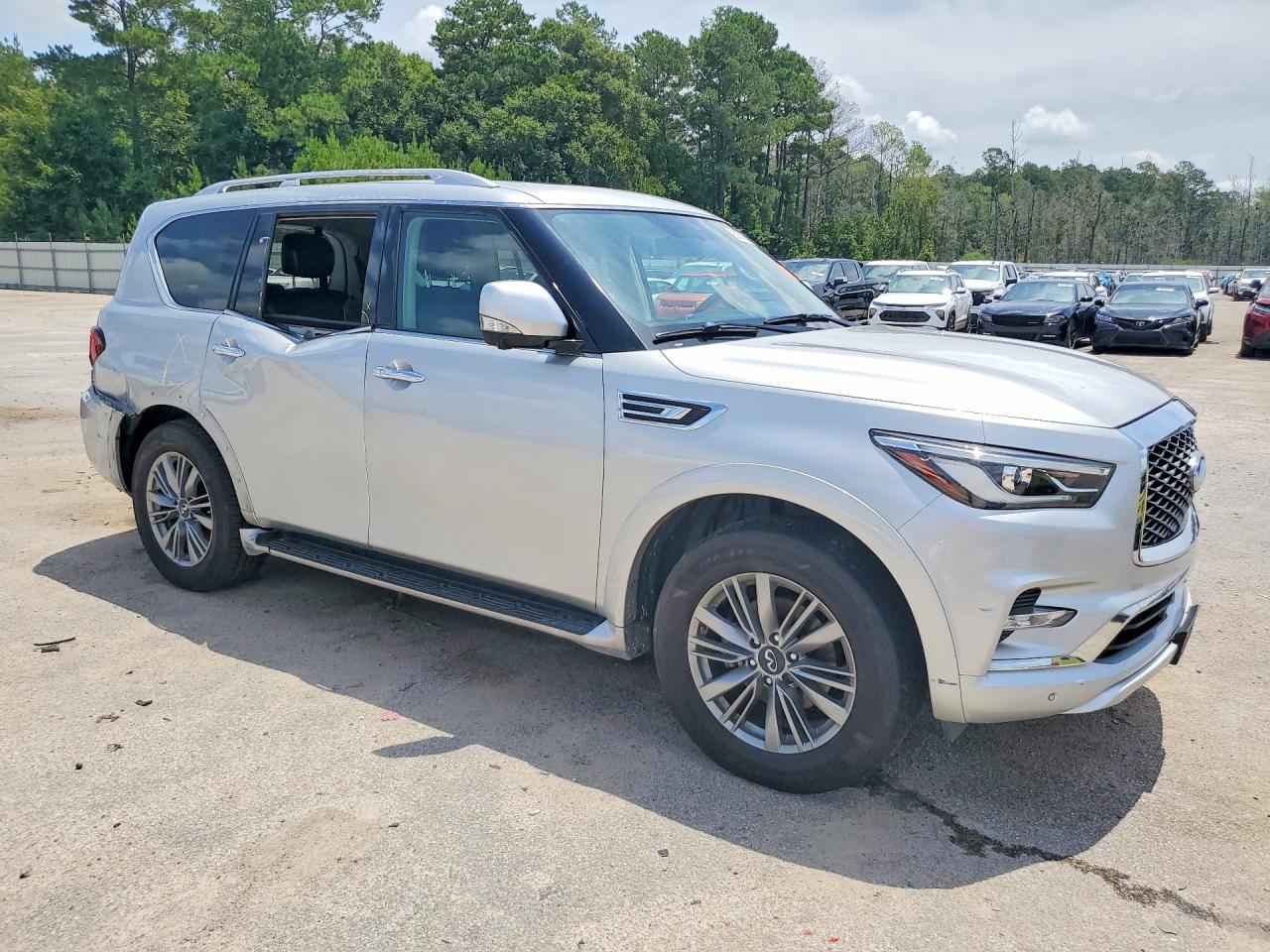 2021 Infiniti Qx80 Luxe Silver vin: JN8AZ2AE8M9272205
