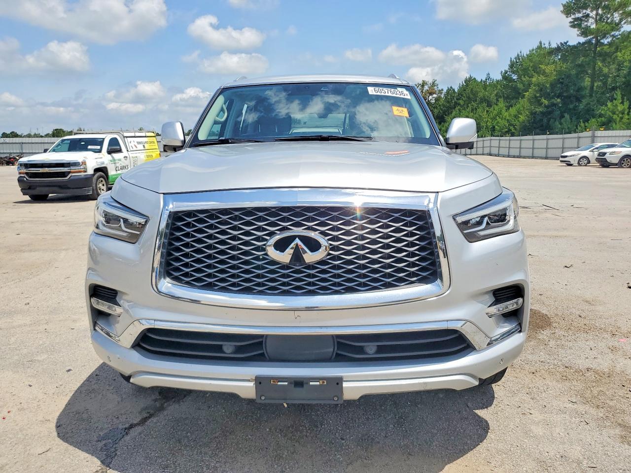 2021 Infiniti Qx80 Luxe Silver vin: JN8AZ2AE8M9272205