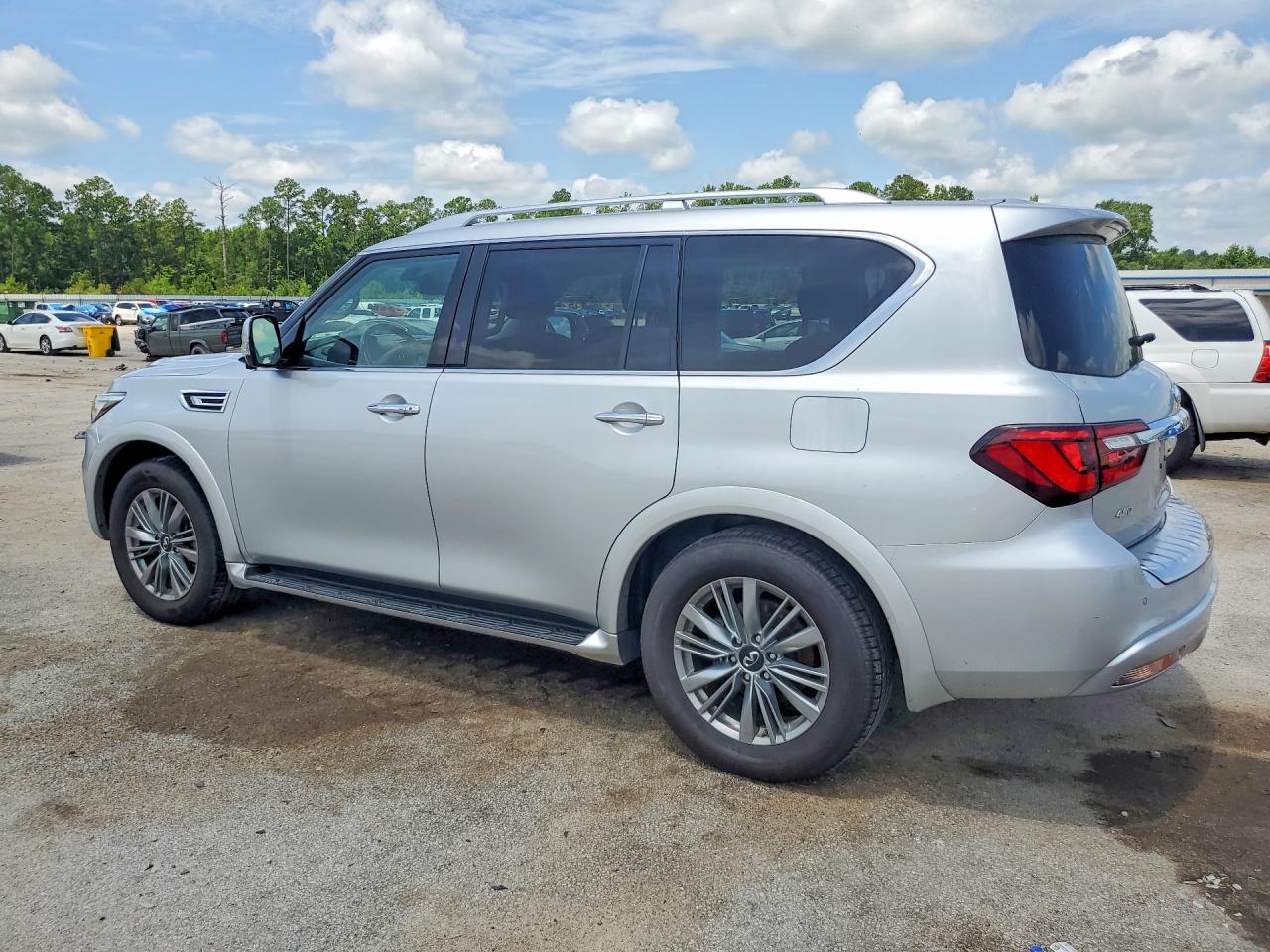 2021 Infiniti Qx80 Luxe Silver vin: JN8AZ2AE8M9272205